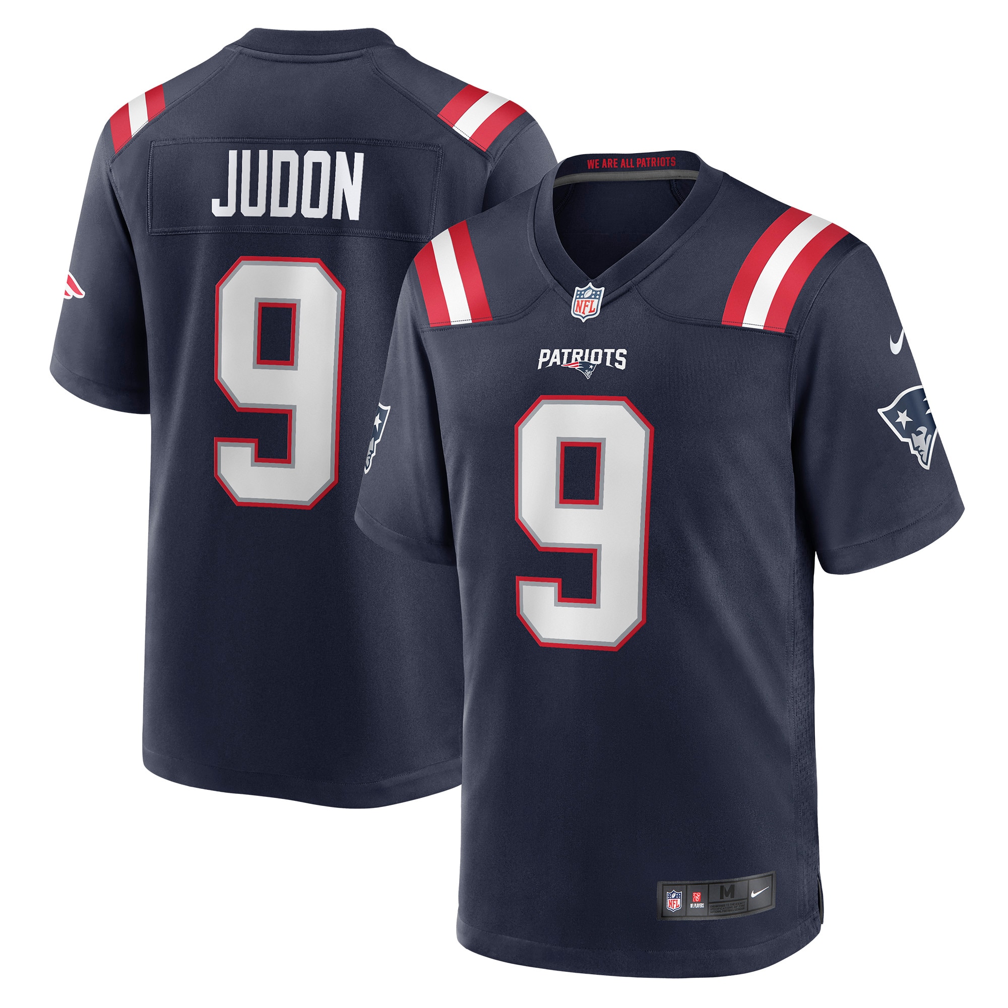 Men's New England Patriots Matthew Judon Navy Game Player Jersey Js5397