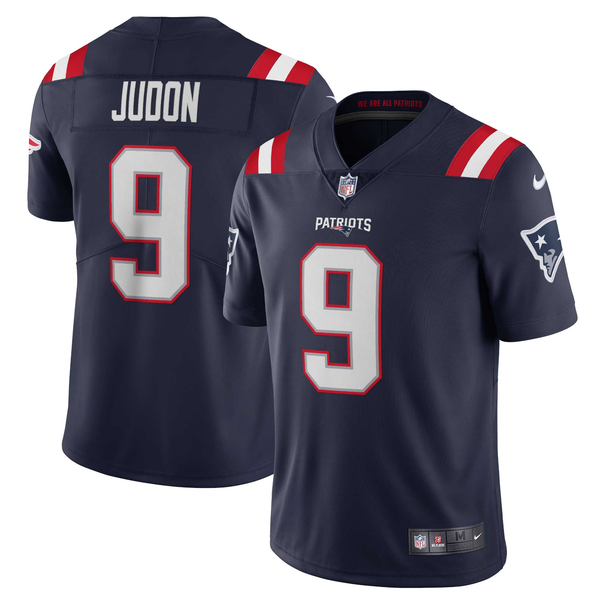 Men's New England Patriots Matthew Judon Navy Limited Jersey Js9164