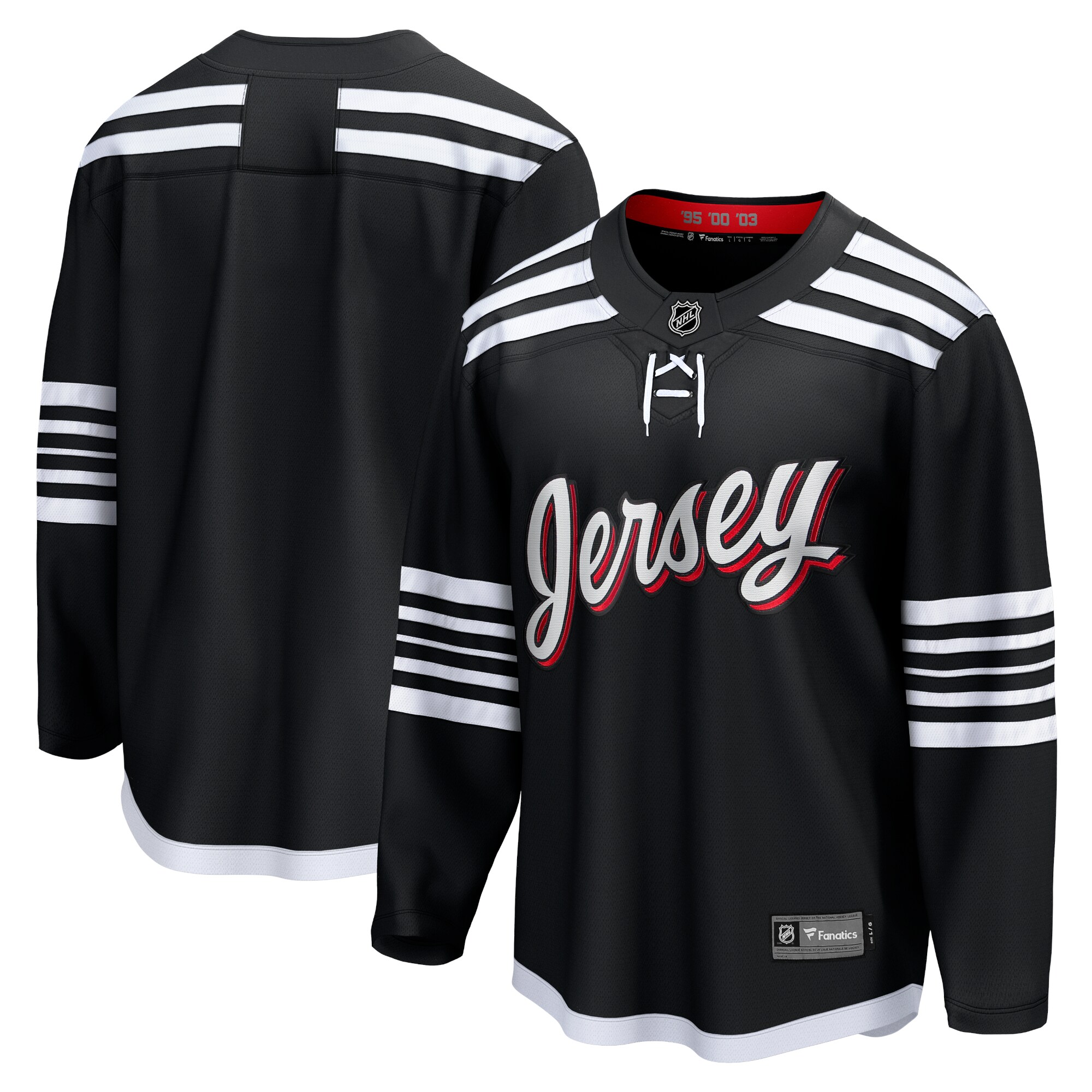 Men's New Jersey Devils Black Alternate Premier Breakaway Team Jersey