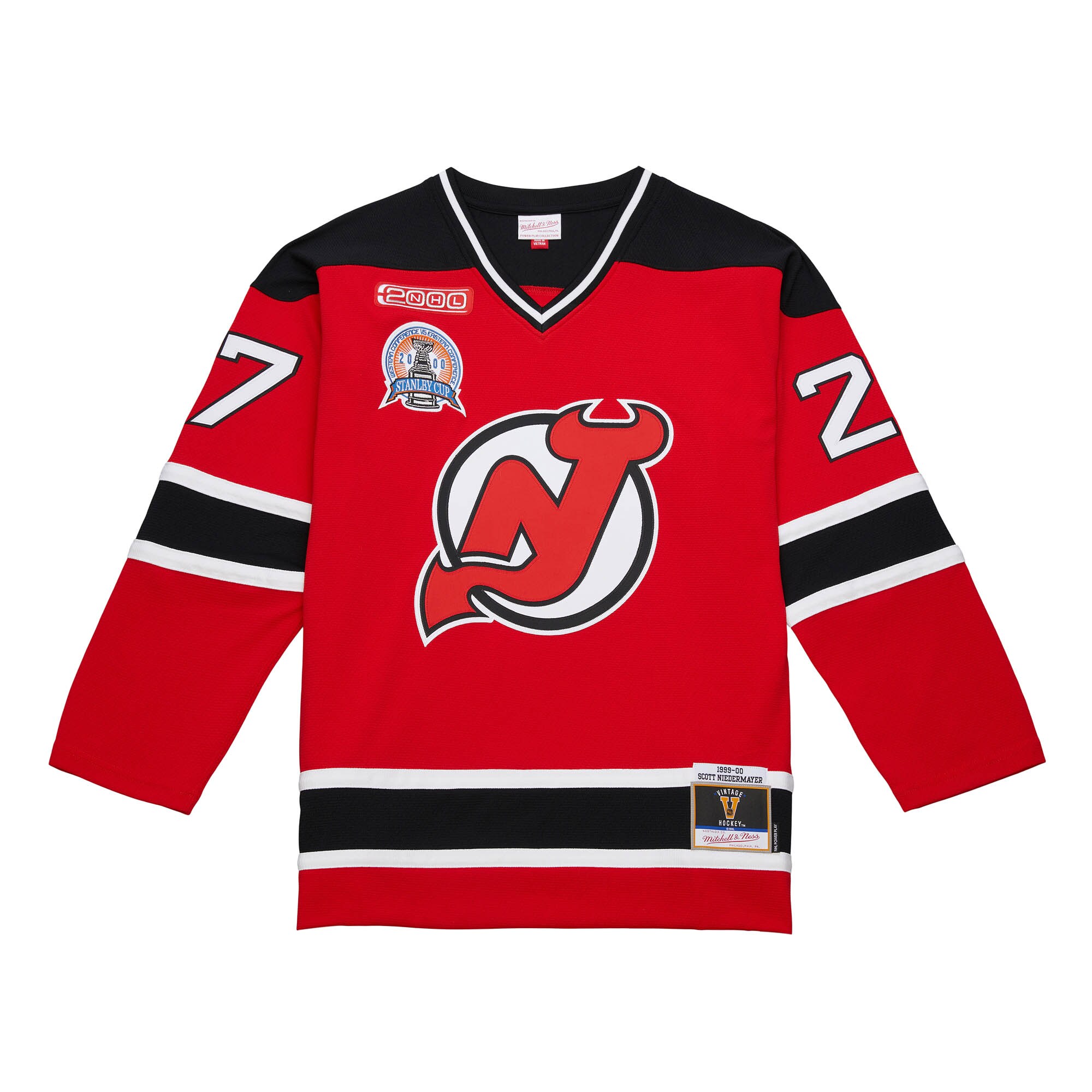 Men's New Jersey Devils Scott Niedermayer Red 2000/01 Power Play Jersey