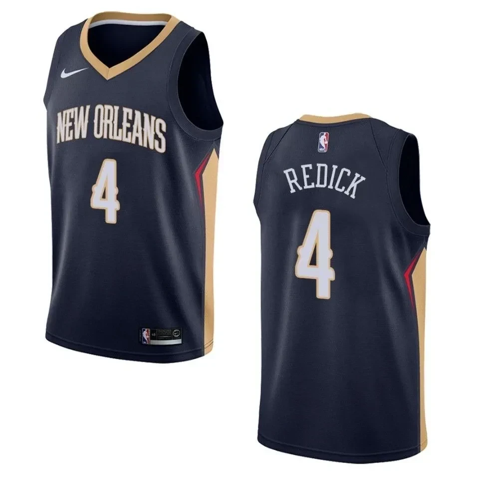 Men's New Orleans Pelicans 4 J.j. Redick Icon Swingman Jersey - Navy