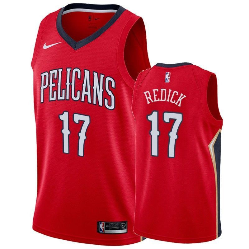 Men's New Orleans Pelicans J.j. Redick 17 Statet Jersey