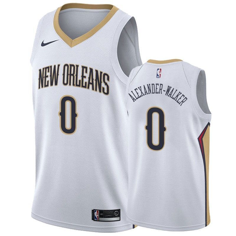 Men's New Orleans Pelicans Nickeil Alexander-walker 0 Association Jersey