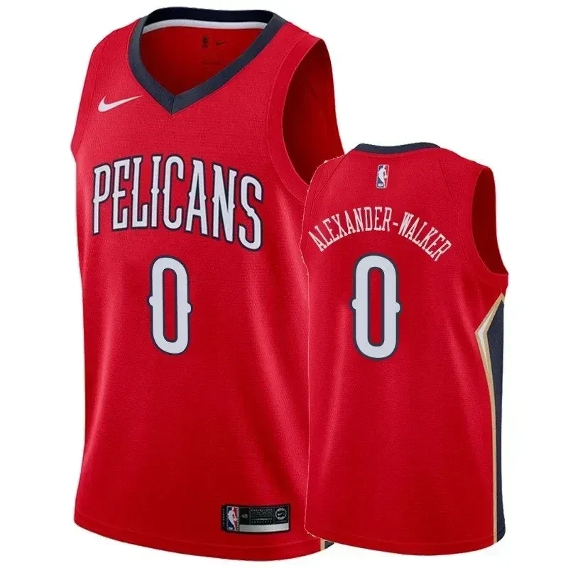 Men's New Orleans Pelicans Nickeil Alexander-walker 0 Statet Jersey