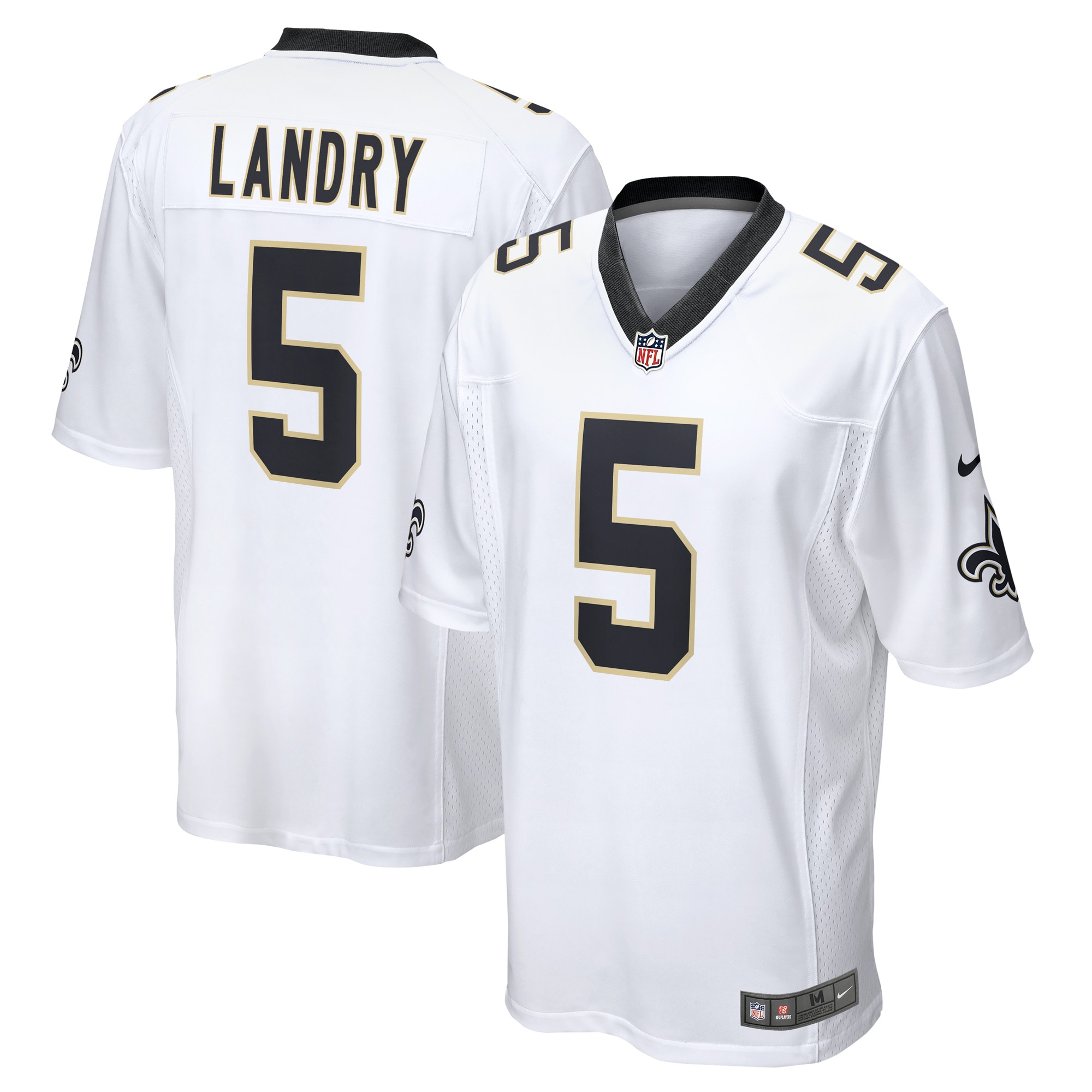 Men's New Orleans Saints Jarvis Landry White Player Game Jersey Js1866