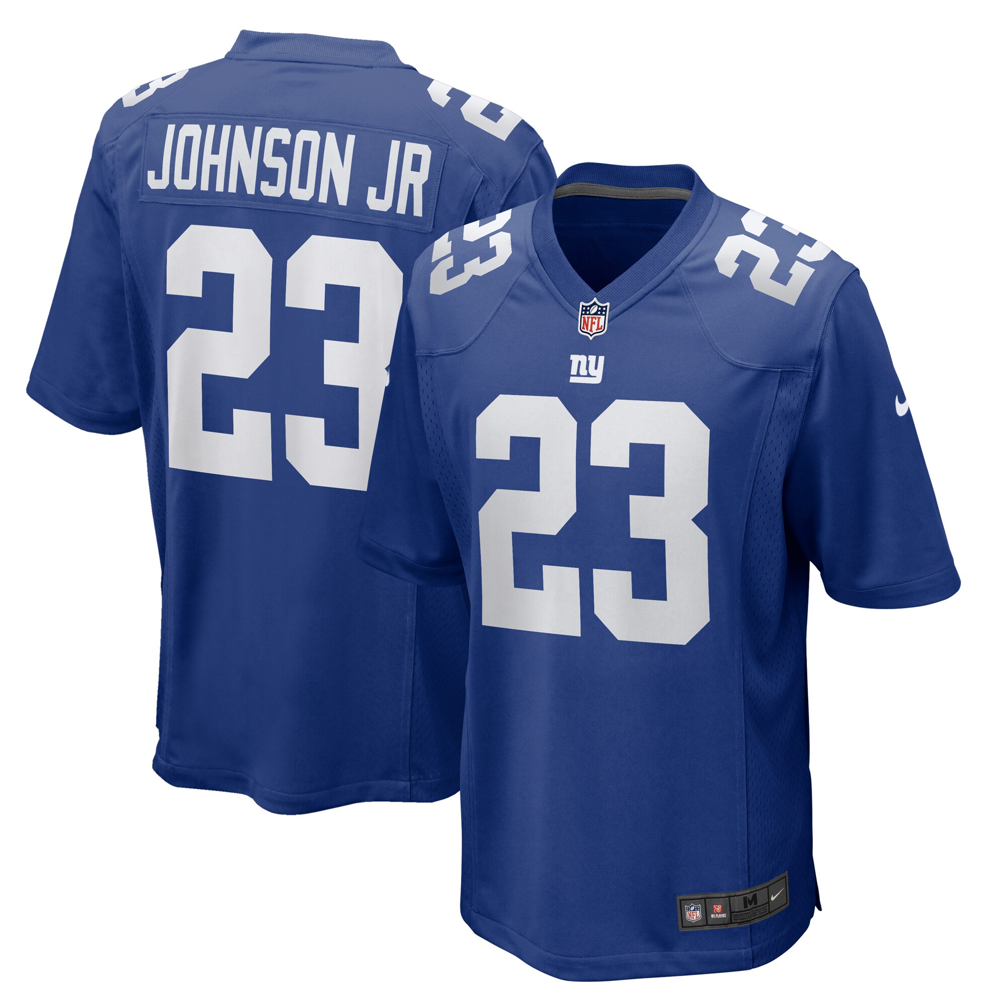 Men's New York Giants Anthony Johnson Jr. Royal Team Game Jersey Js2182