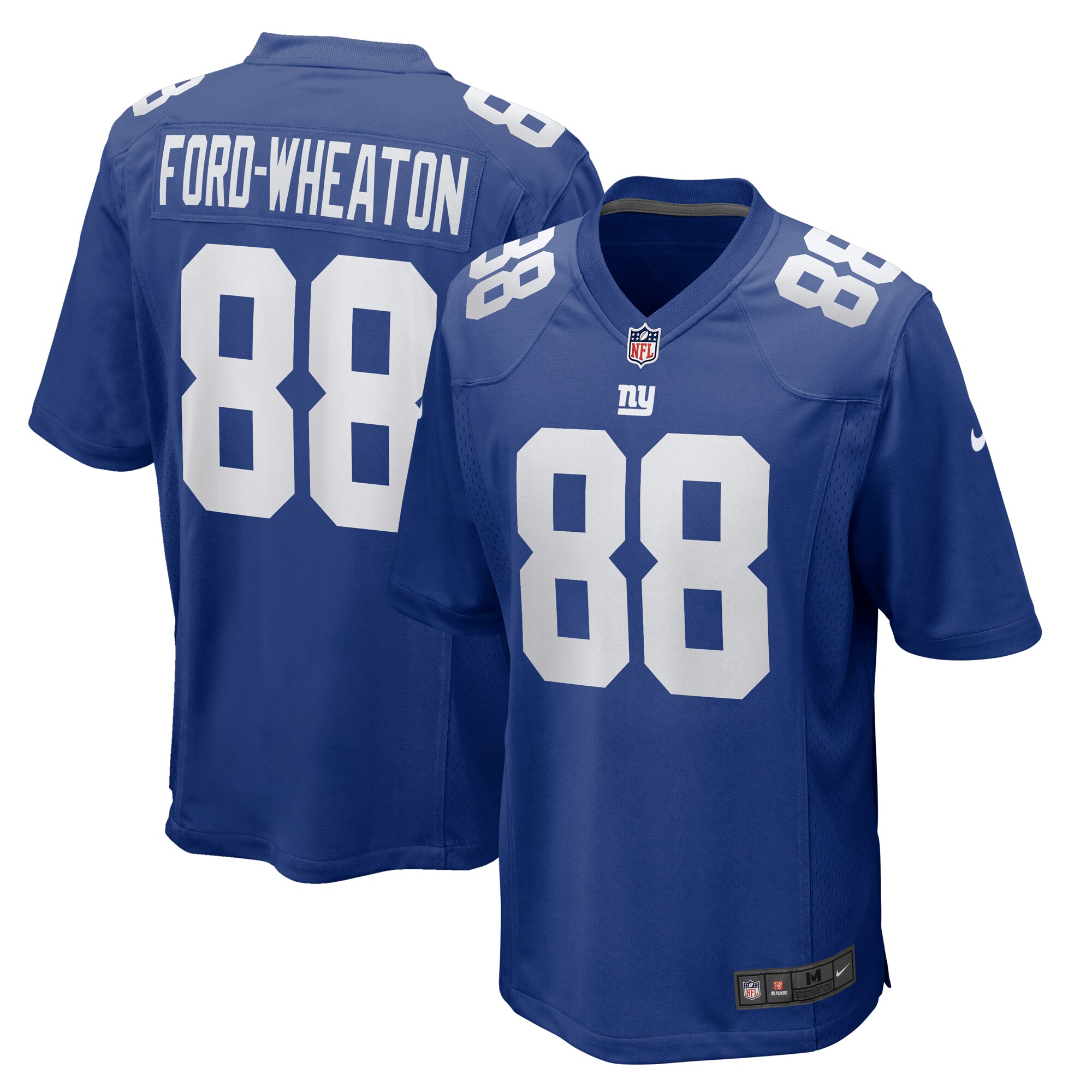 Men's New York Giants Bryce Ford-wheaton Royal Team Game Jersey Js4134