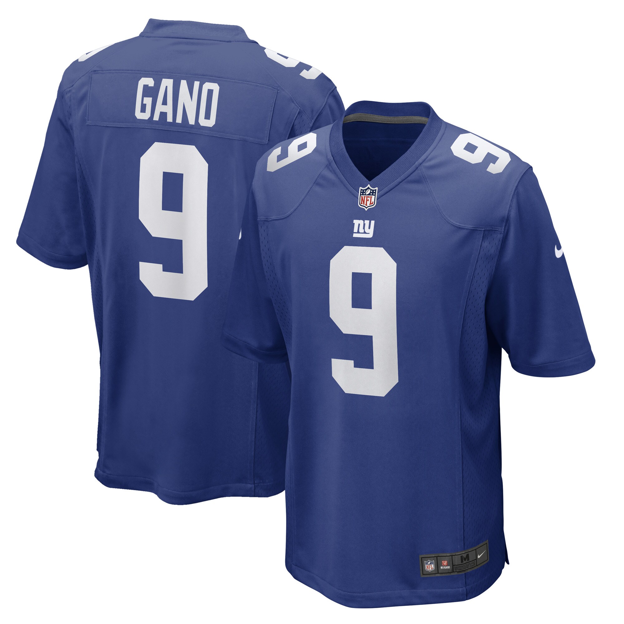 Men's New York Giants Graham Gano Royal Team Game Player Jersey Js8381