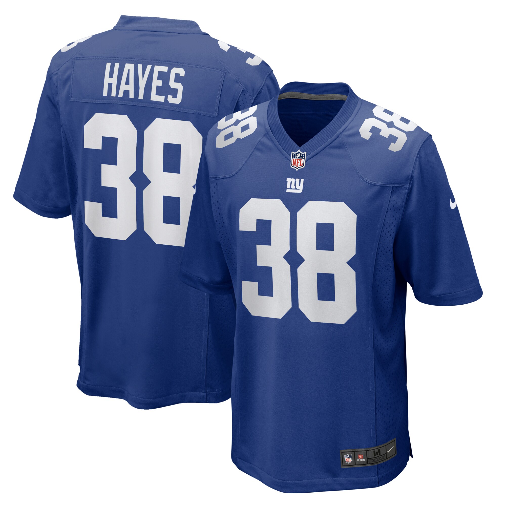 Men's New York Giants Kaleb Hayes Royal Game Jersey Js7942