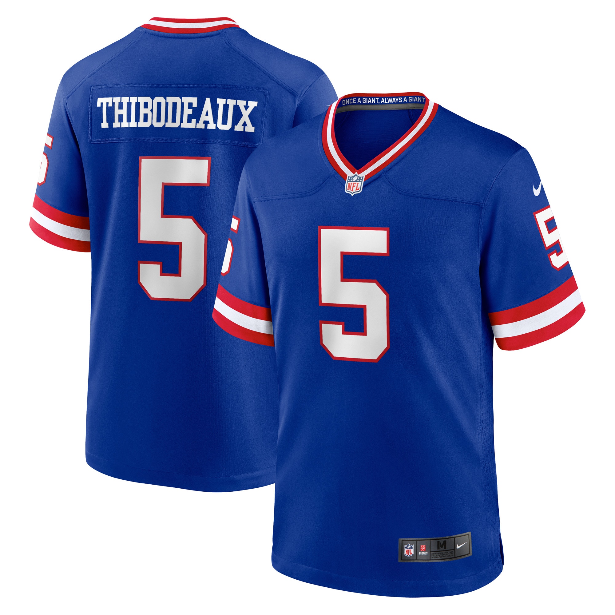 Men's New York Giants Kayvon Thibodeaux Royal Classic Player Game Jersey Js2053