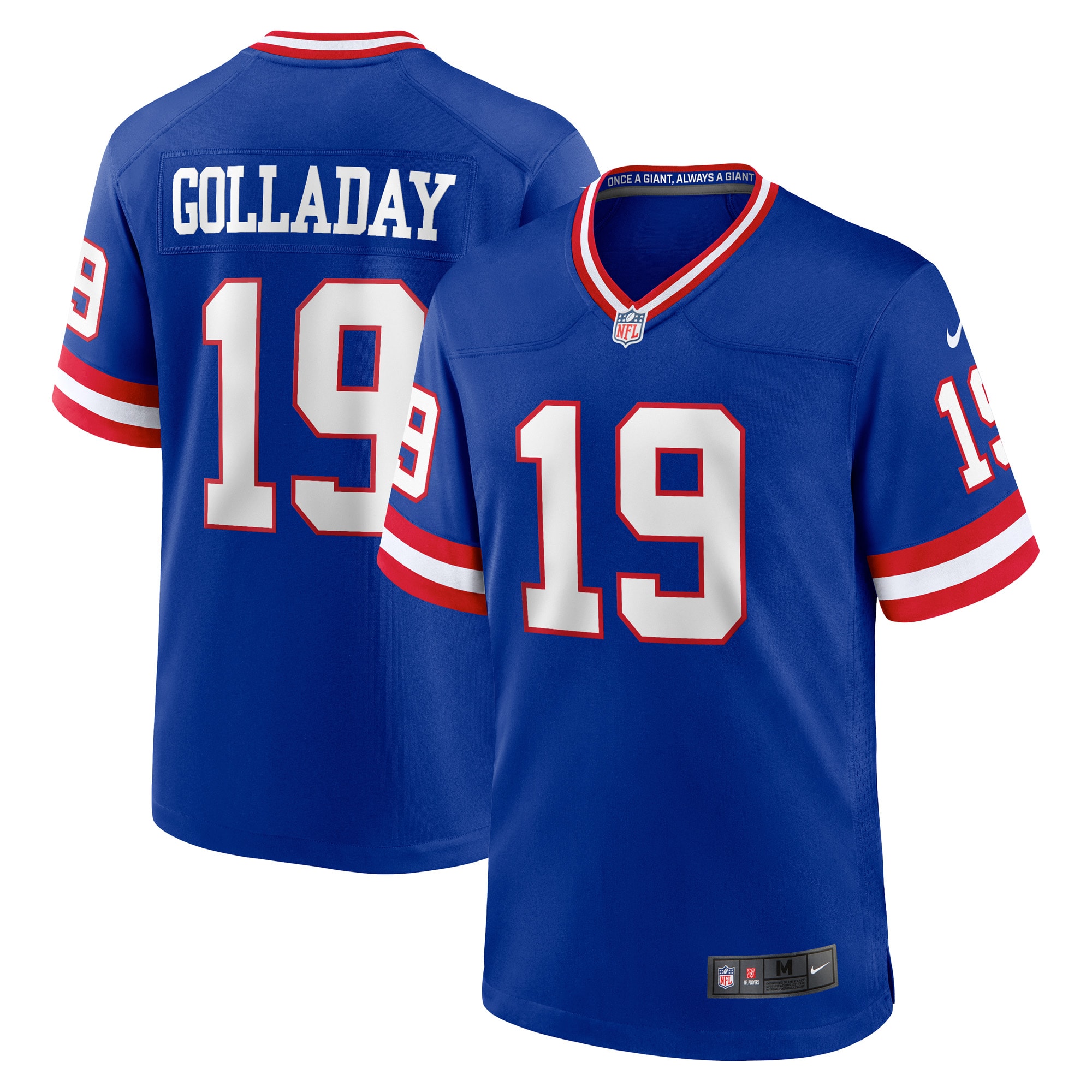 Men's New York Giants Kenny Golladay Royal Classic Player Game Jersey Js6272