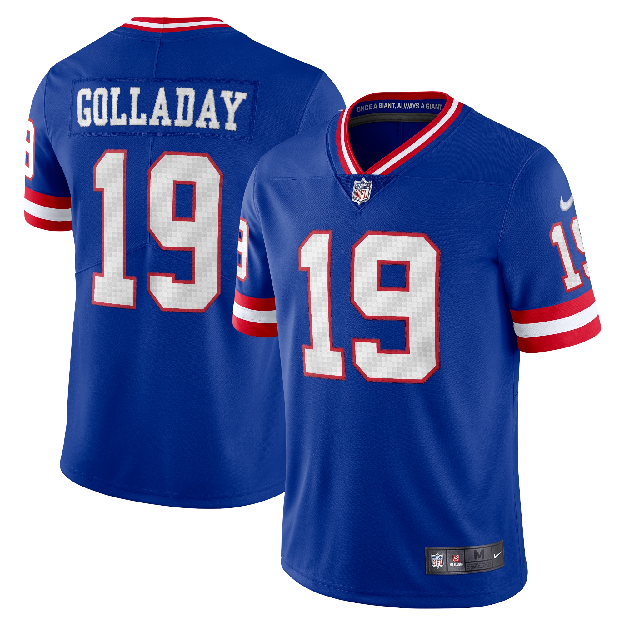 Men's New York Giants Kenny Golladay Royal Classic Vapor Limited Player Jersey Js8597
