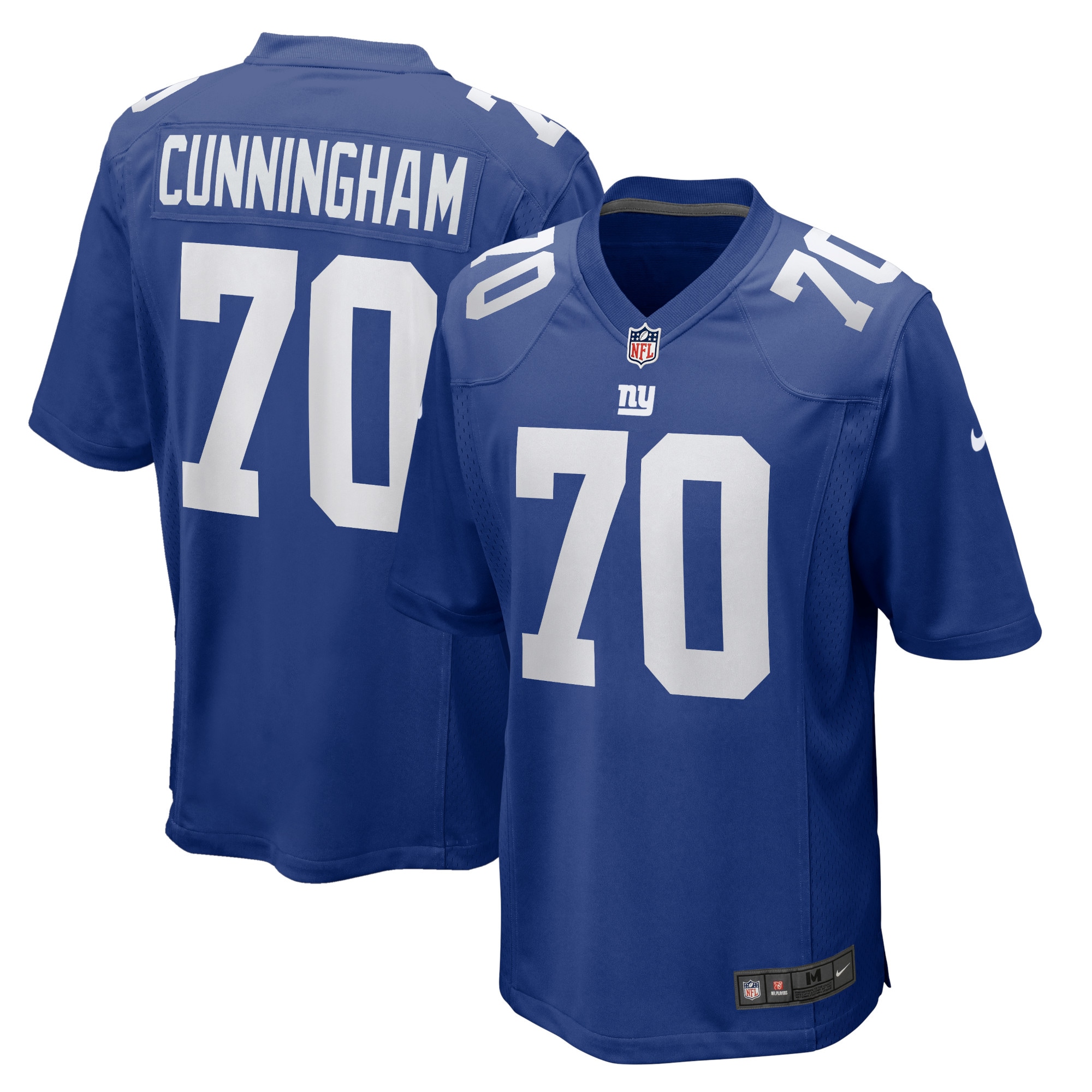Men's New York Giants Korey Cunningham Royal Home Game Player Jersey Js4400