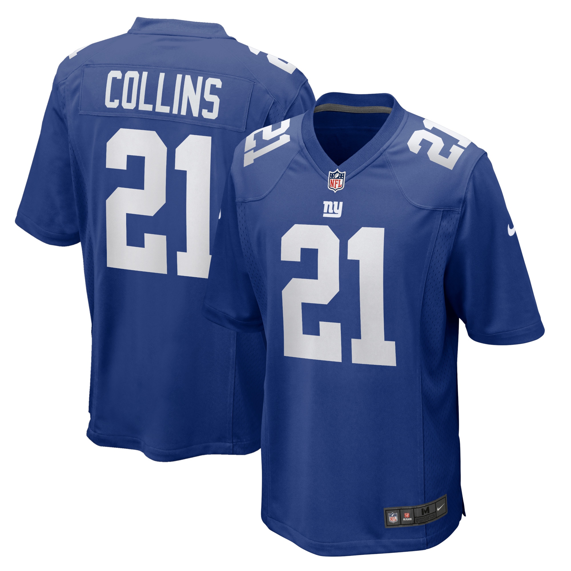 Men's New York Giants Landon Collins Royal Home Game Player Jersey Js3284