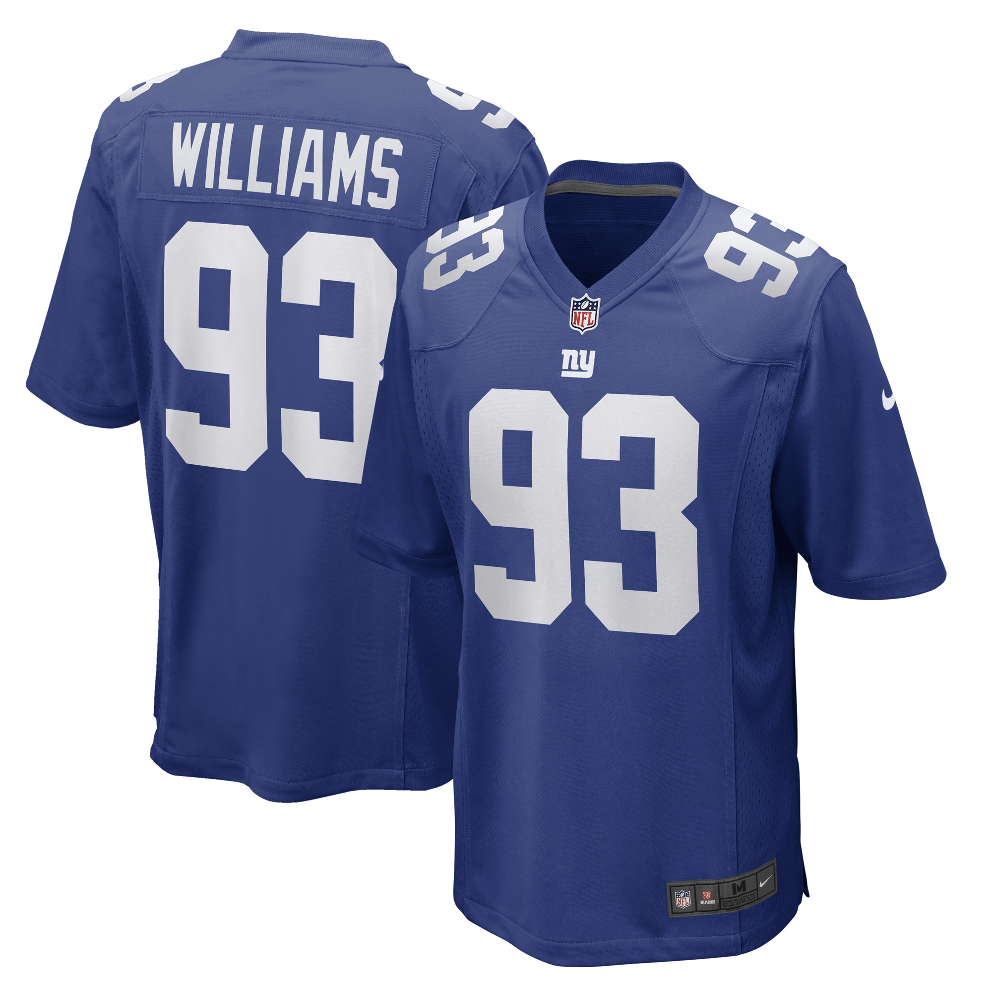 Men's New York Giants Nick Williams Royal Game Player Jersey Js3439