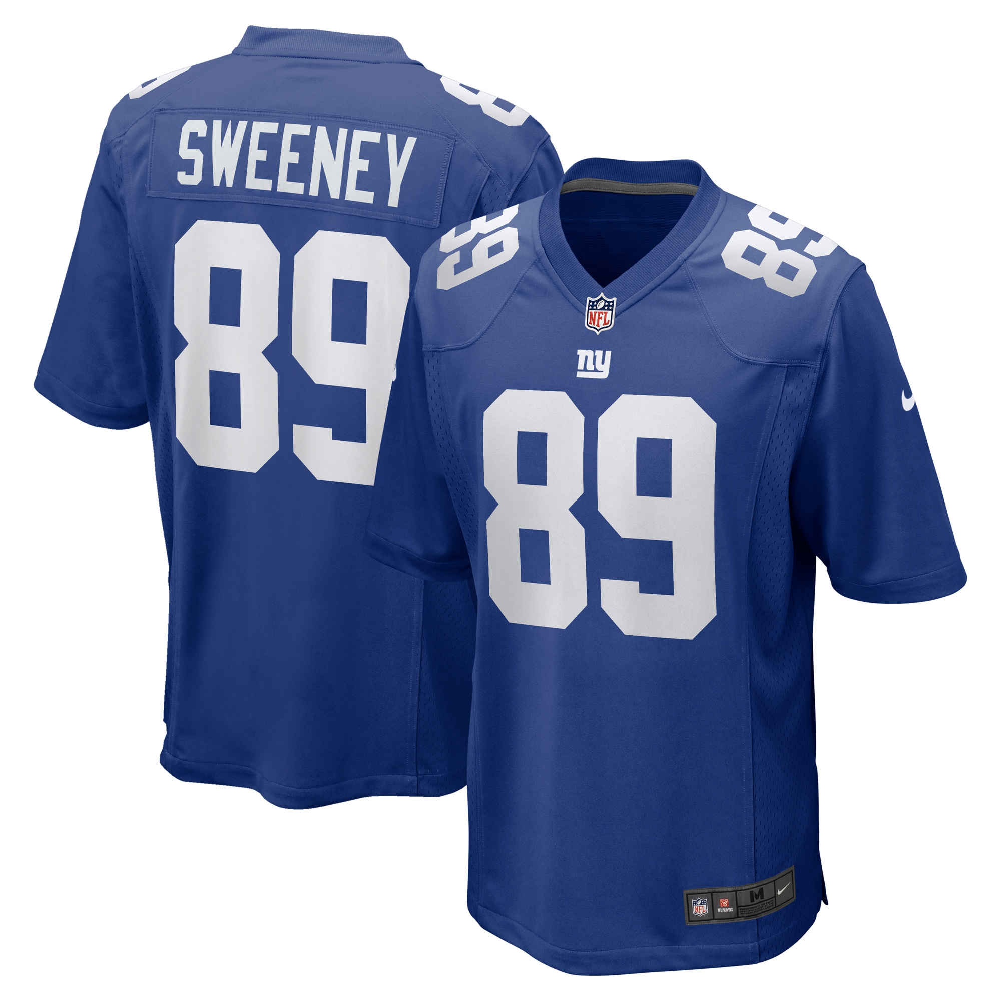 Men's New York Giants Tommy Sweeney Royal Game Jersey Js2485