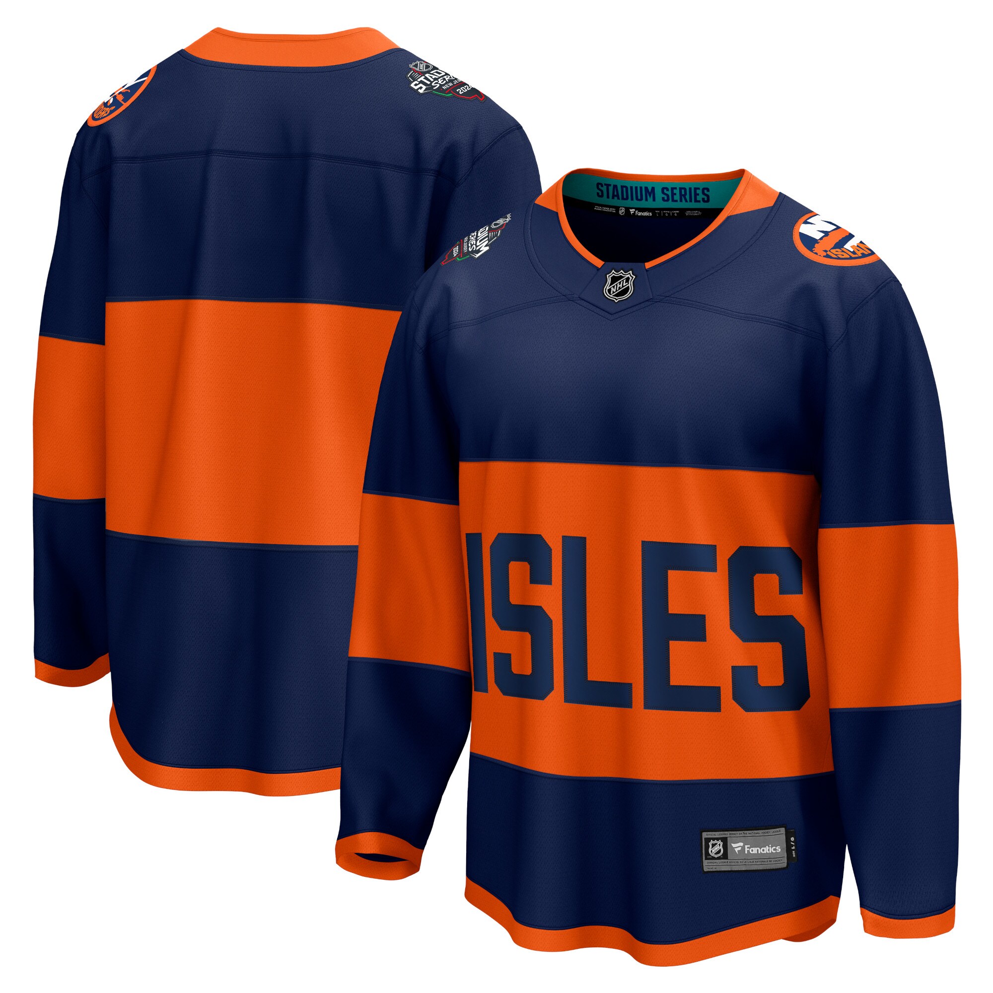 Men's New York Islanders Navy 2024 Nhl Stadium Series Breakaway Jersey
