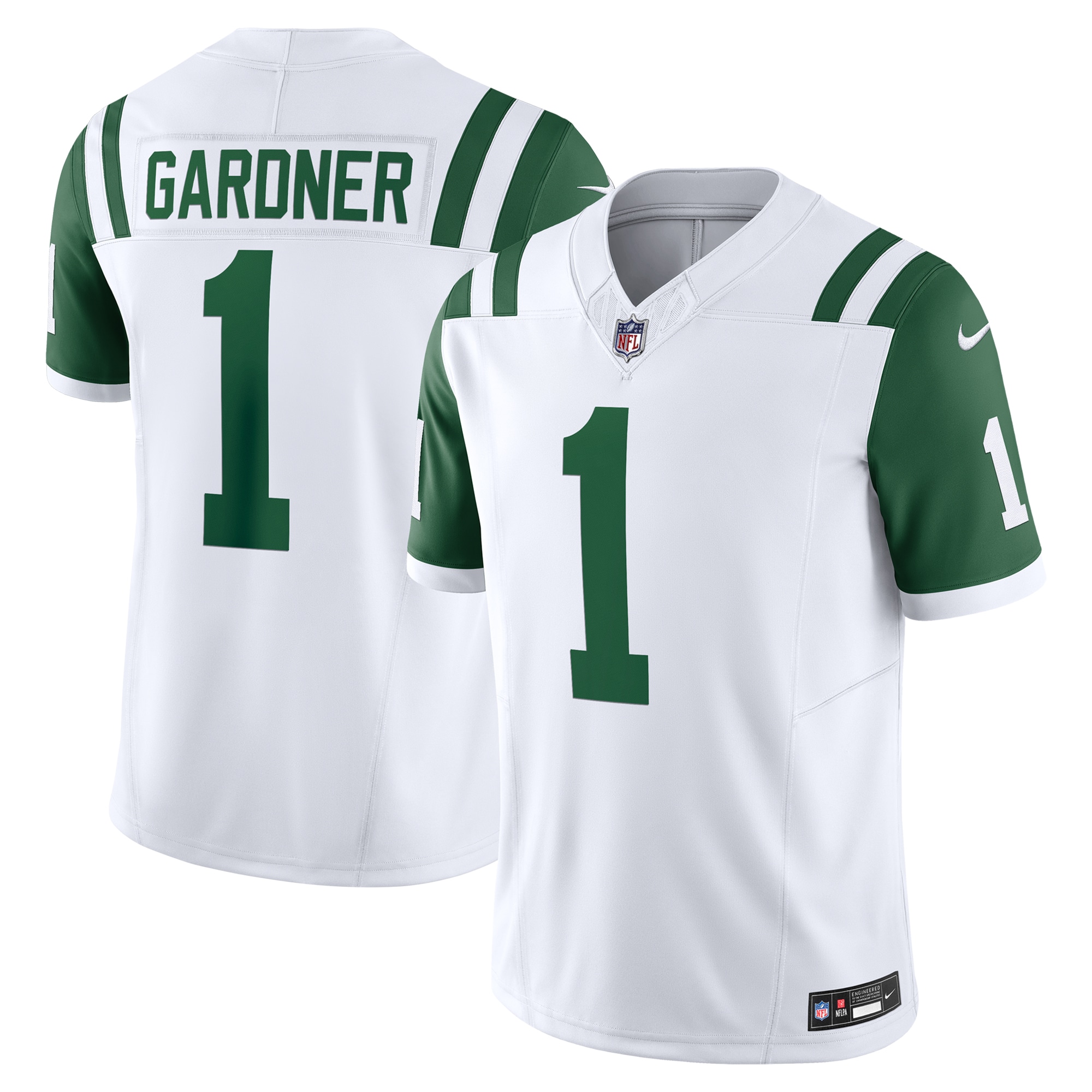 Men's New York Jets Ahmad Sauce Gardner White Classic Alternate Vapor F.u.s.e. Limited Jersey Js1360