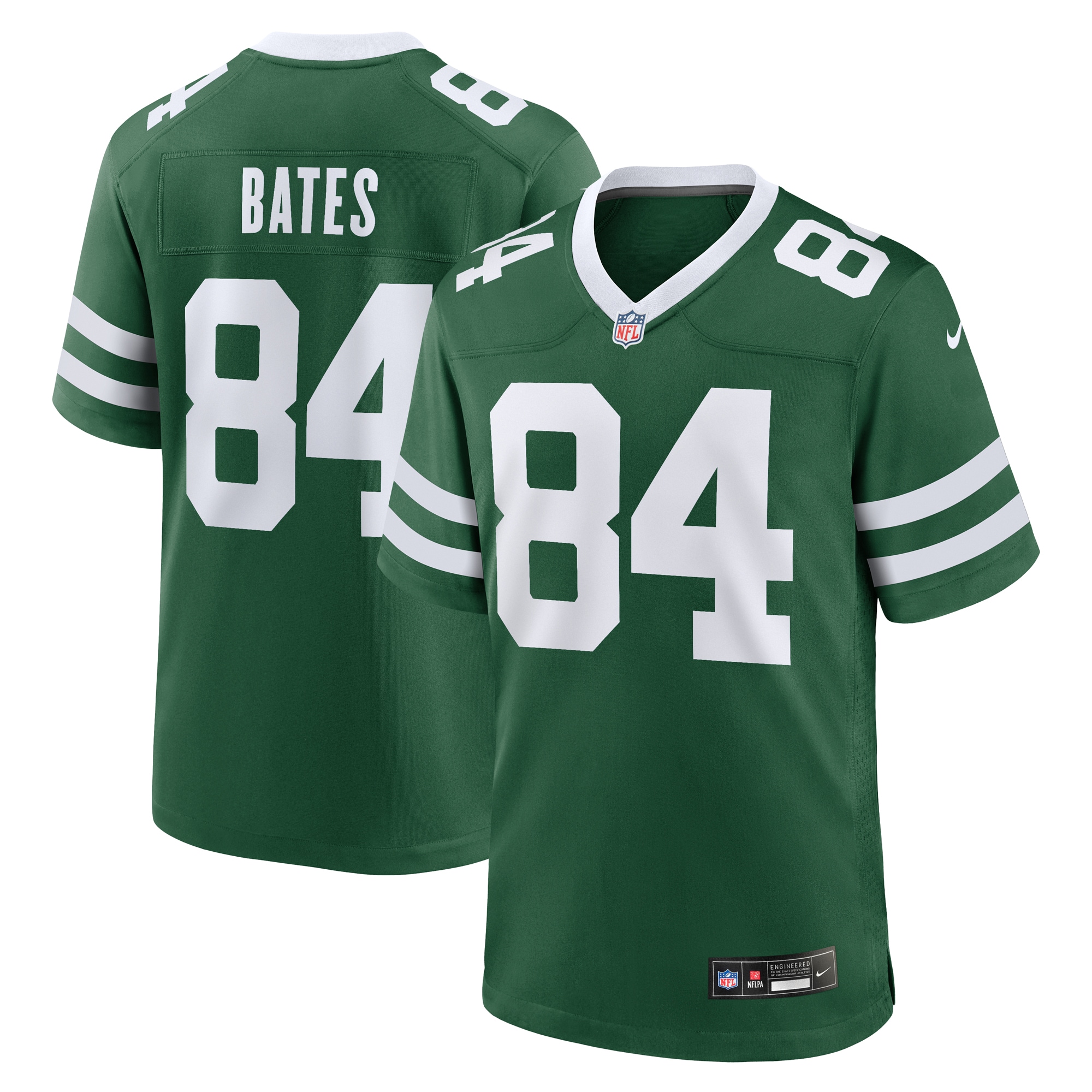 Men's New York Jets Brenden Bates Legacy Green Team Game Jersey Js8986