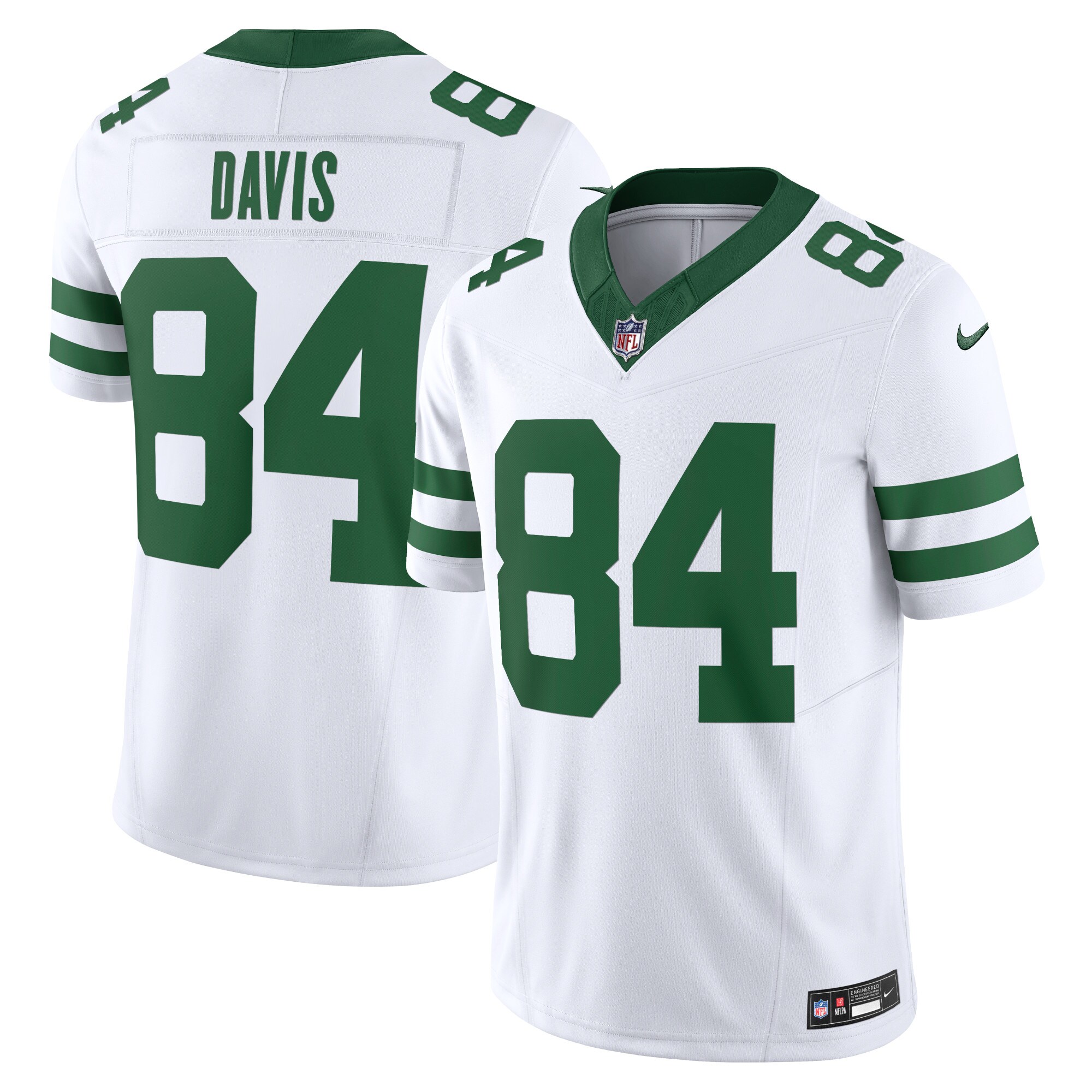 Men's New York Jets Corey Davis Legacy White Vapor F.u.s.e. Limited Jersey Js8552
