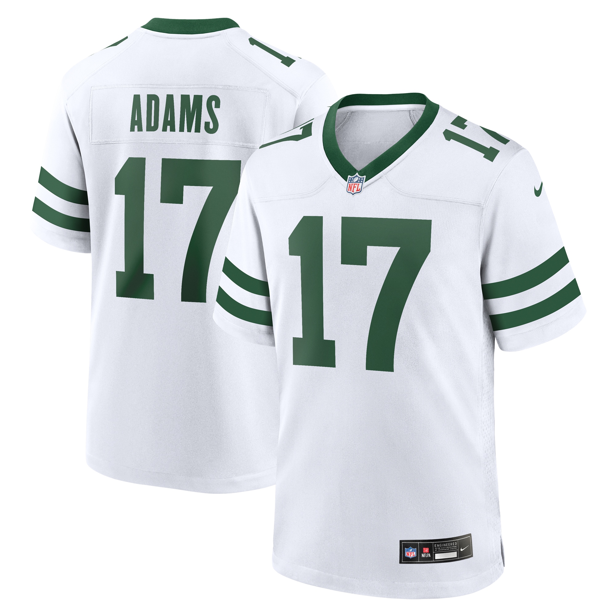 Men's New York Jets Davante Adams Legacy White Game Jersey Js1337