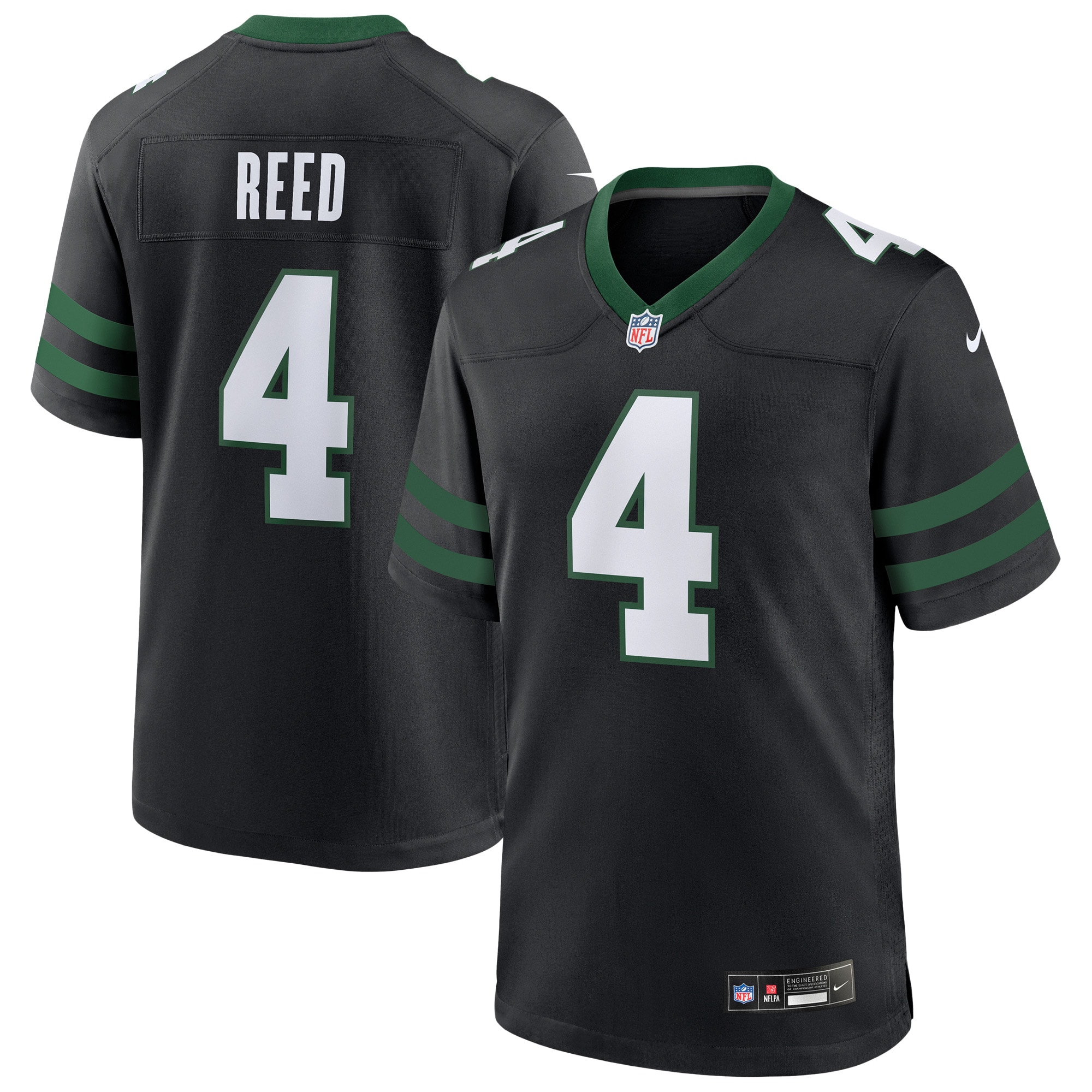 Men's New York Jets D.j. Reed Legacy Black Alternate Game Jersey Js2883