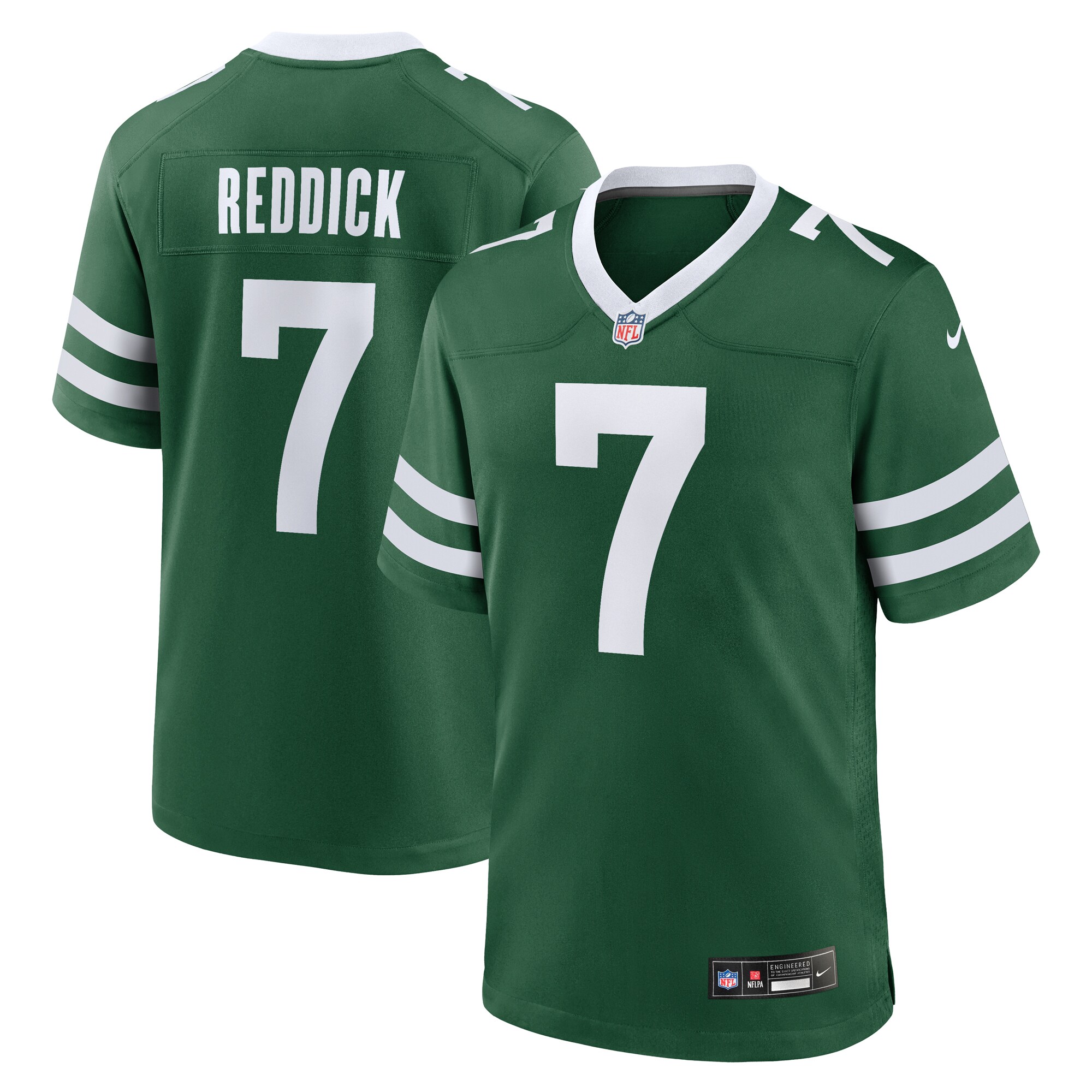 Men's New York Jets Haason Reddick Legacy Green Team Game Jersey Js4140