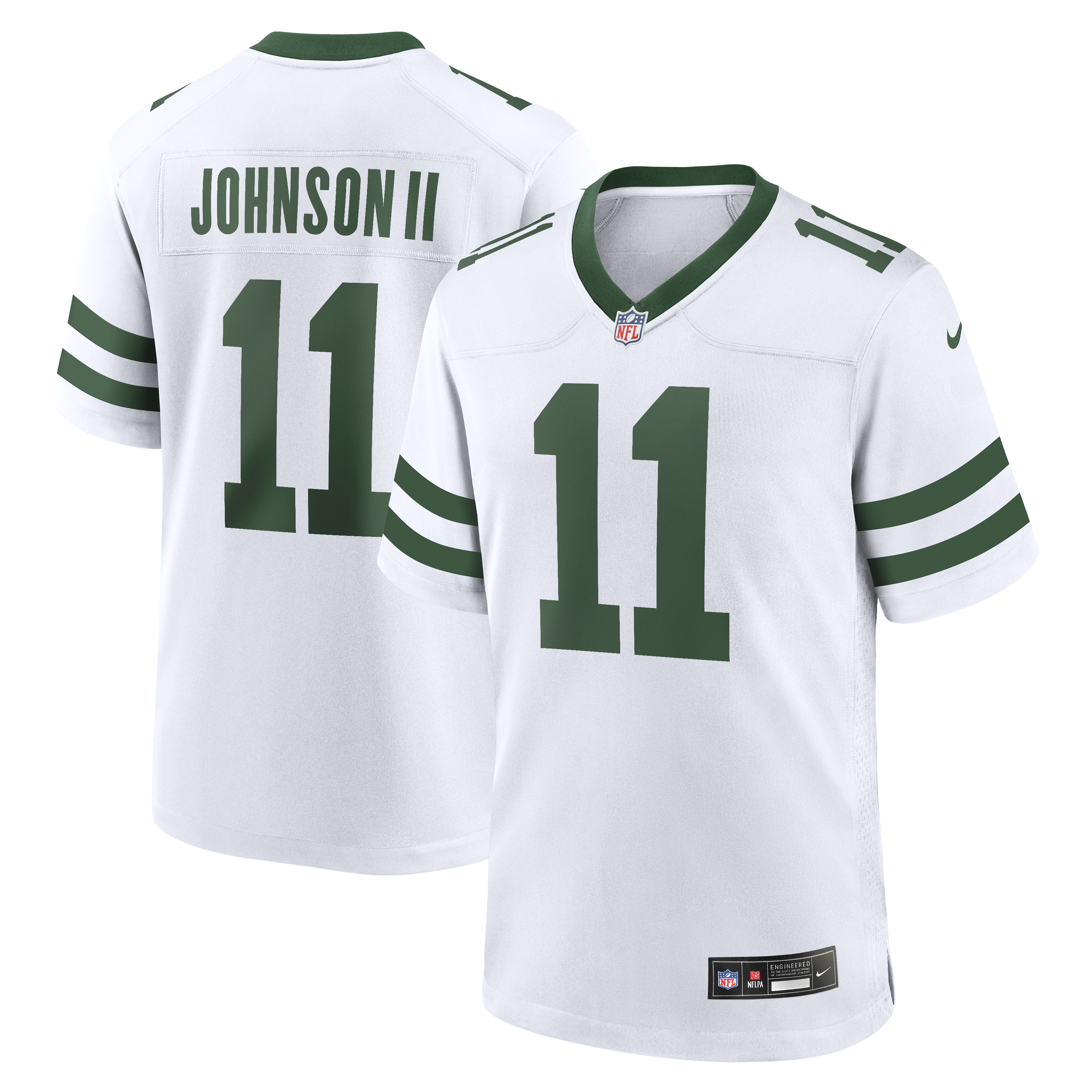Men's New York Jets Jermaine Johnson Ii Spotlight White Alternate Game Jersey Js5790