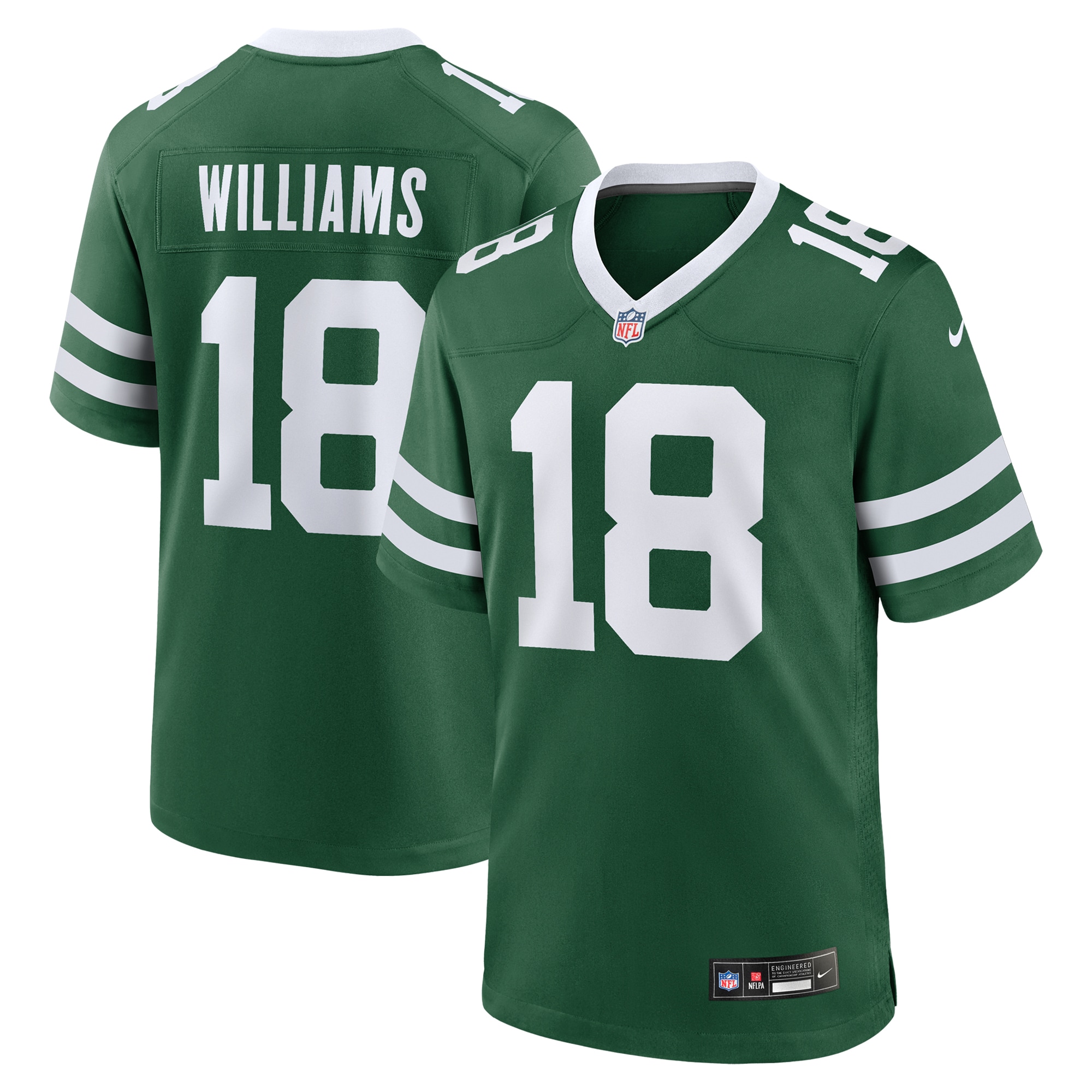 Men's New York Jets Mike Williams Legacy Green Game Jersey Js3885