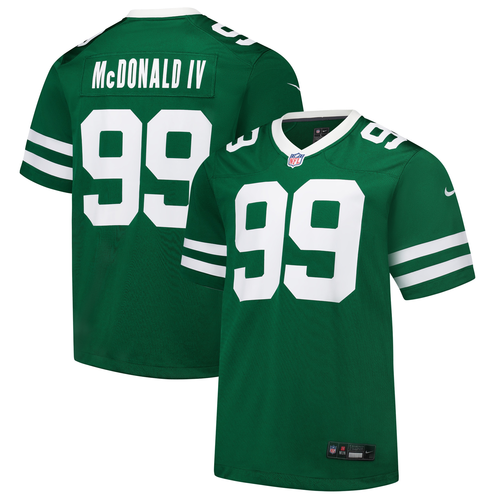 Men's New York Jets Will Mcdonald Iv Legacy Green Team Game Jersey Js1545