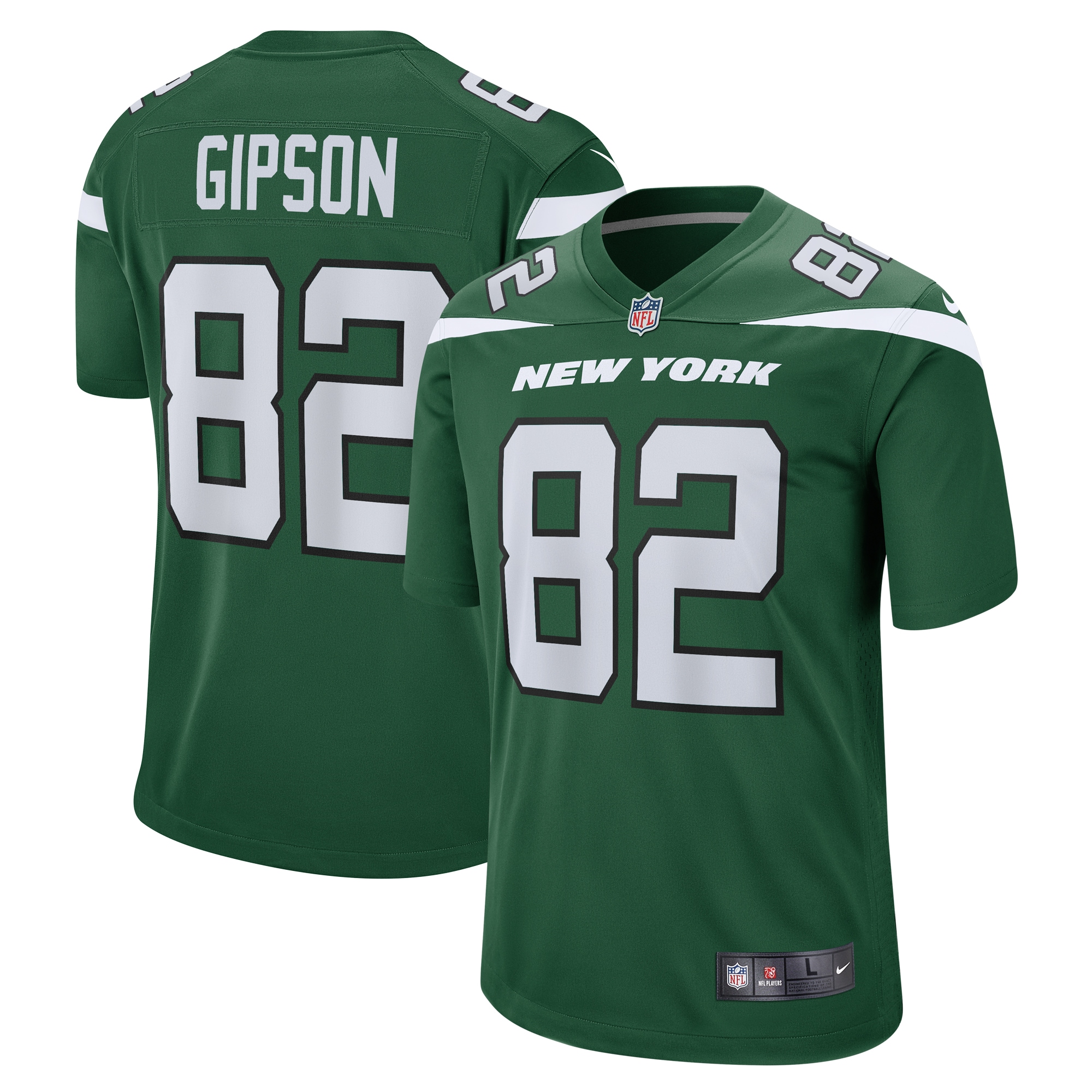 Men's New York Jets Xavier Gipson Gotham Green Team Game Jersey Js5966