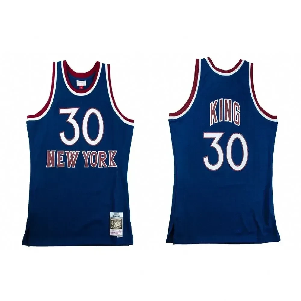 Men's New York Knicks Bernard King 30 Hardwood Classics Jersey