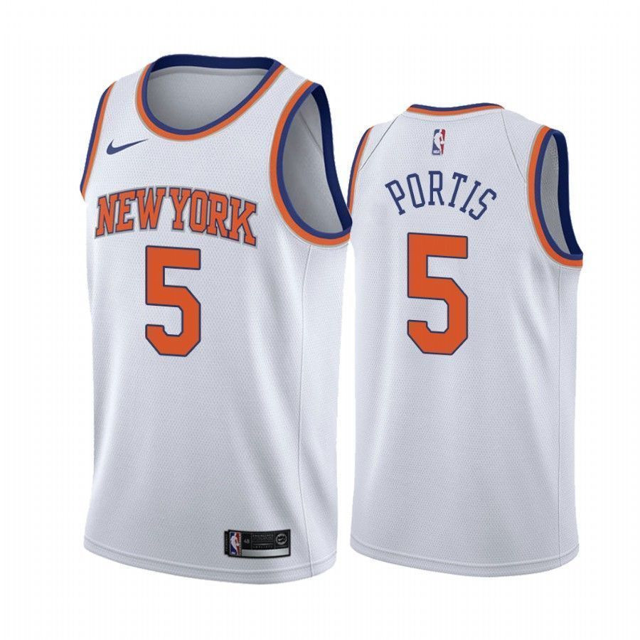 Men's New York Knicks Bobby Portis 1 Association Jersey
