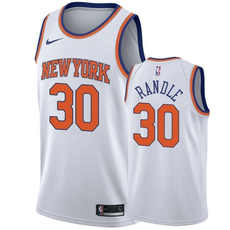 Men's New York Knicks Julius Randle 30 Association Jersey