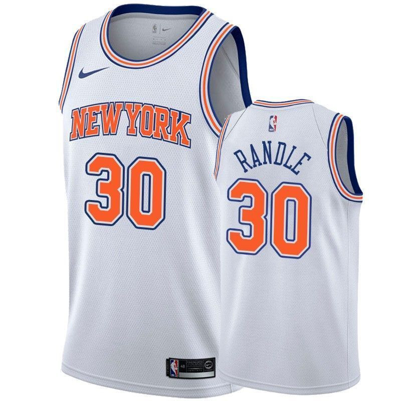 Men's New York Knicks Julius Randle 30 Statet Jersey