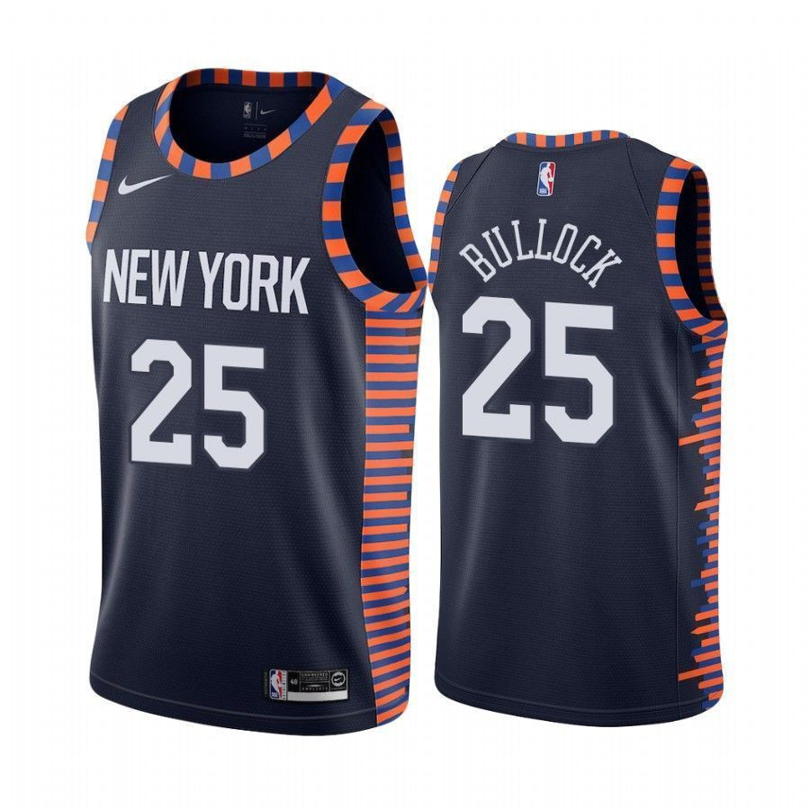 Men's New York Knicks Reggie Bullock 25 City Men's Jersey