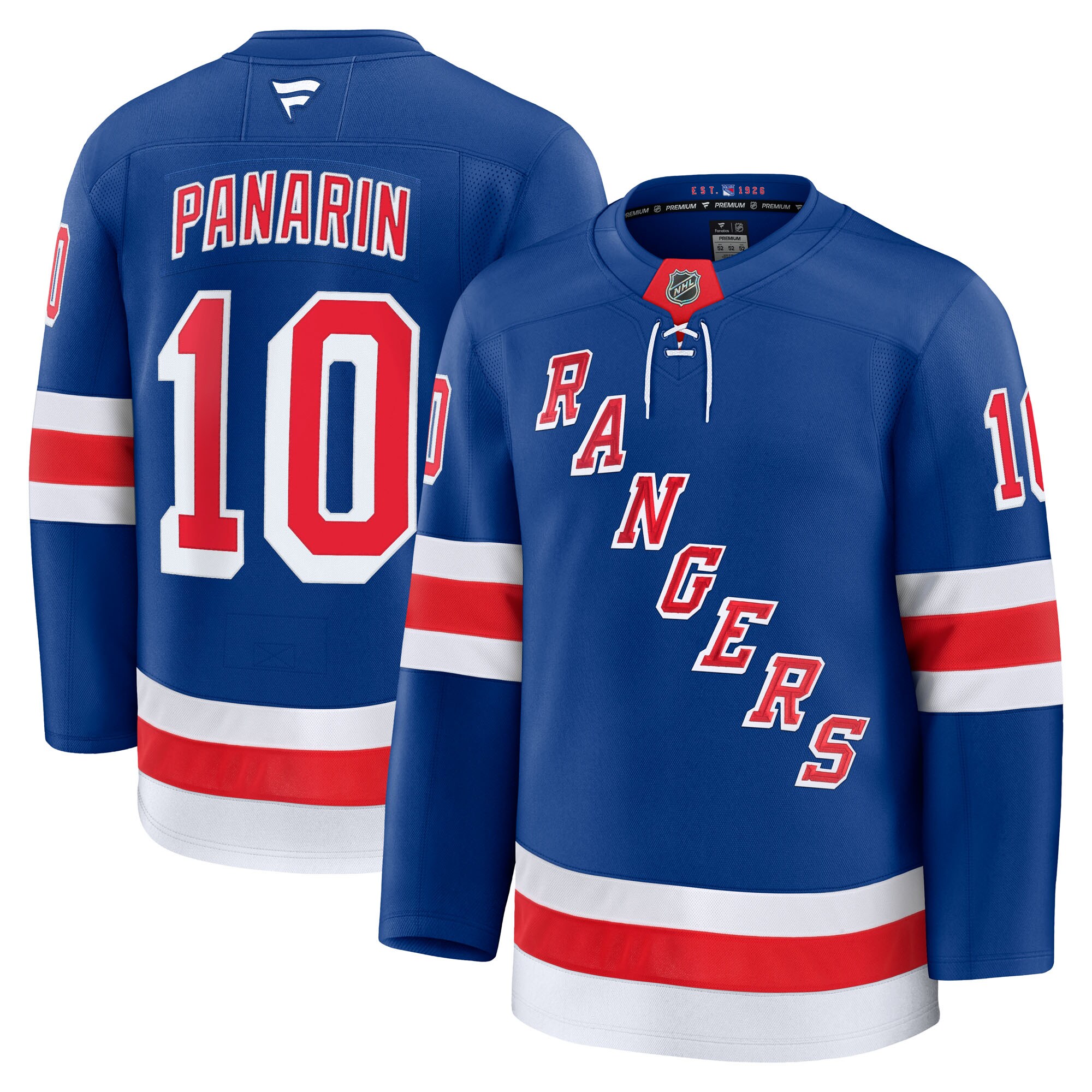 Men's New York Rangers Artemi Panarin Blue Home Premium Jersey
