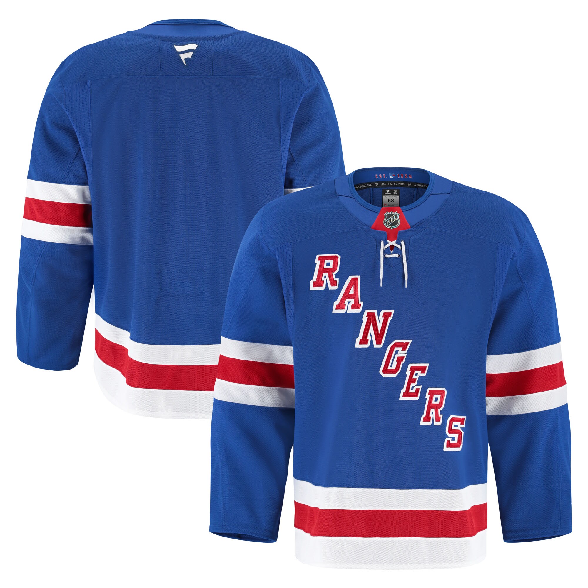 Men's New York Rangers Royal Home Pro Jersey
