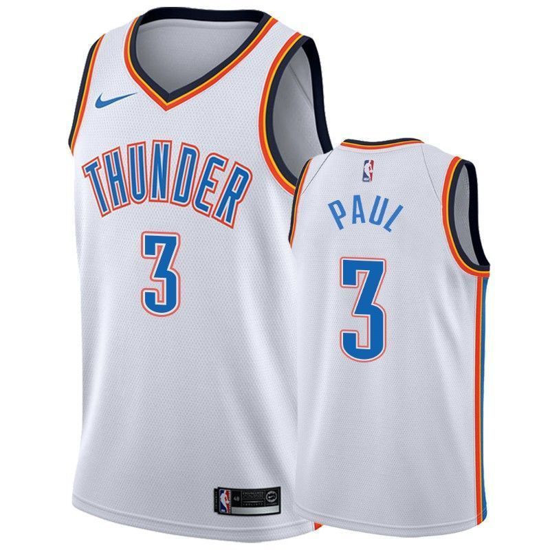 Men's Oklahoma City Thunder Chris Paul 3 Association Jersey