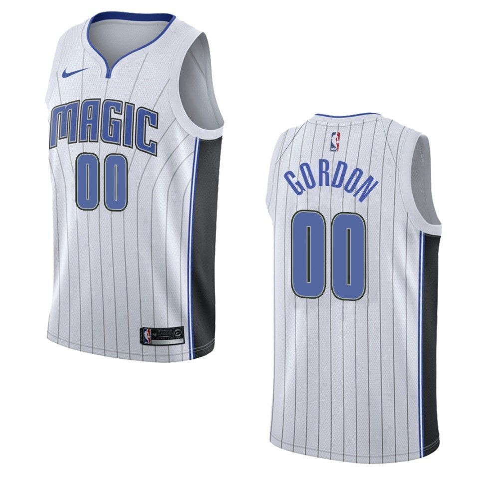 Men's Orlando Magic 00 Aaron Gordon Association Swingman Jersey - White