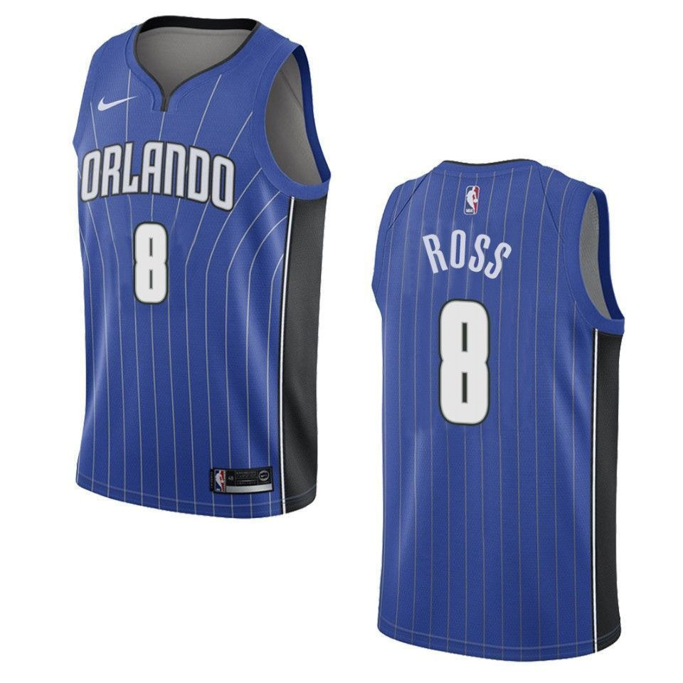 Men's Orlando Magic 8 Terrence Ross Icon Swingman Jersey - Blue