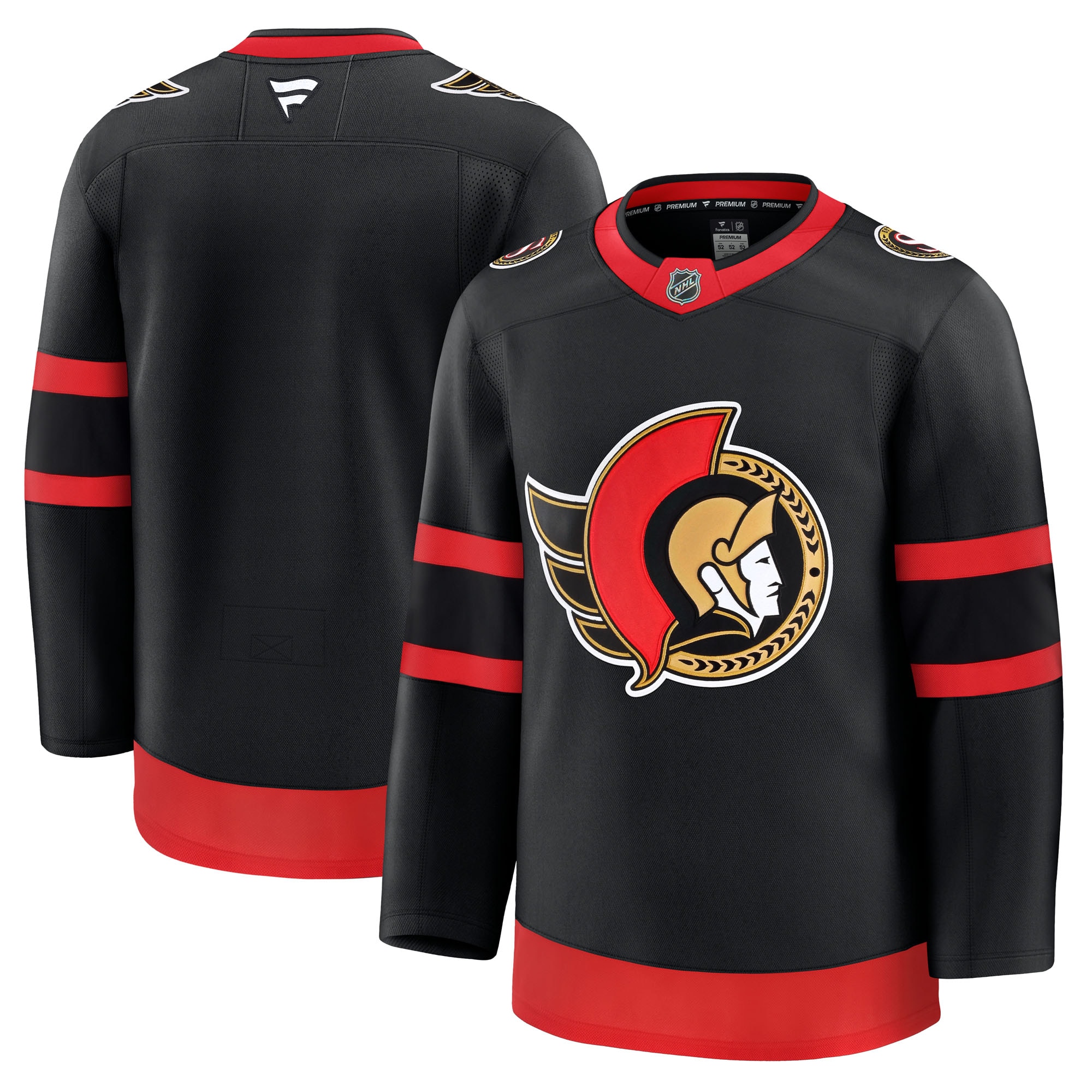 Men's Ottawa Senators Black Home Premium Jersey