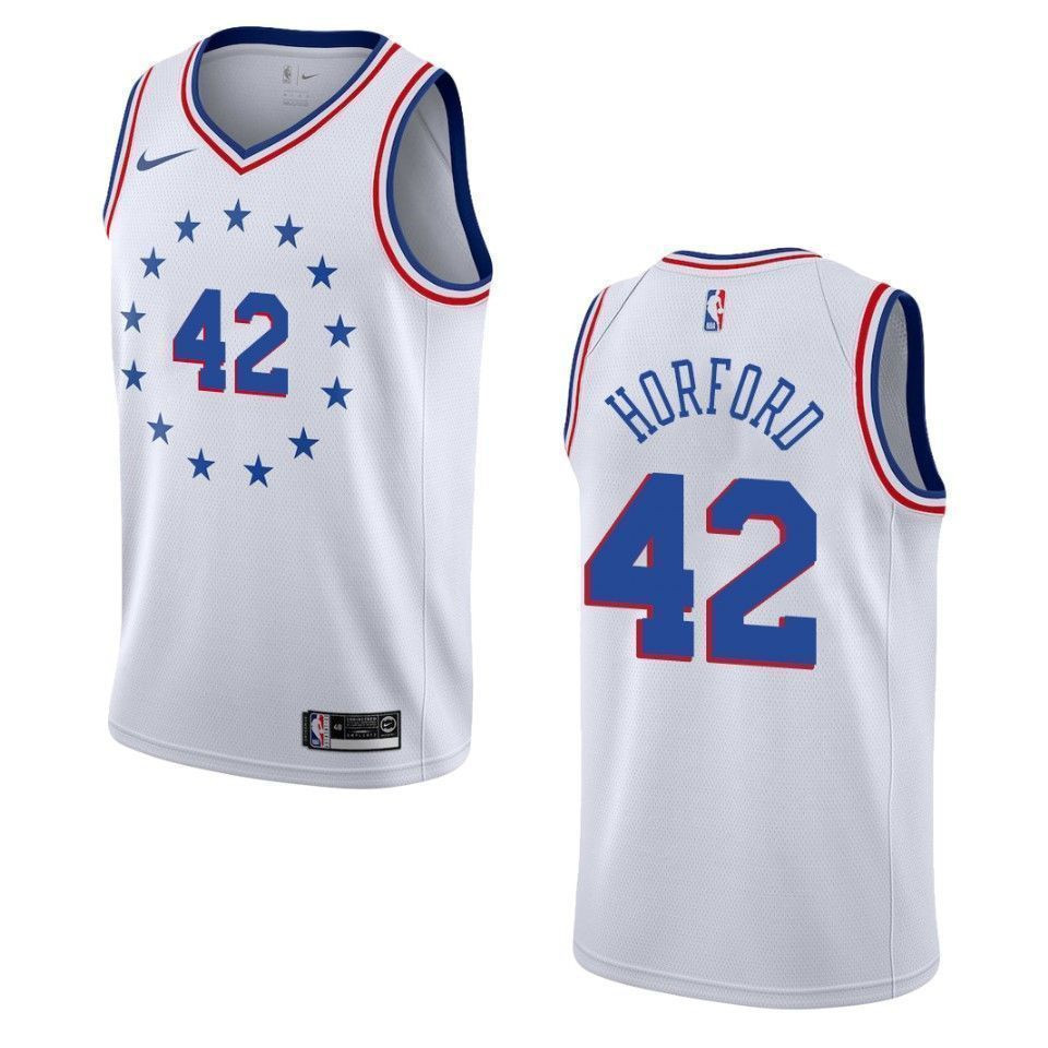 Men's Philadelphia 76ers 42 Al Horford Earned Swingman Jersey - Horford