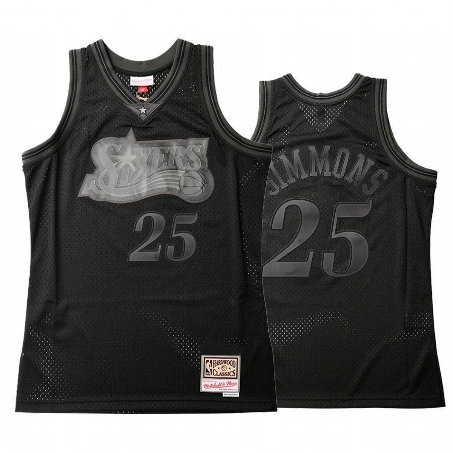 Men's Philadelphia 76ers Ben Simmons 25 Throwback Tonal Jersey