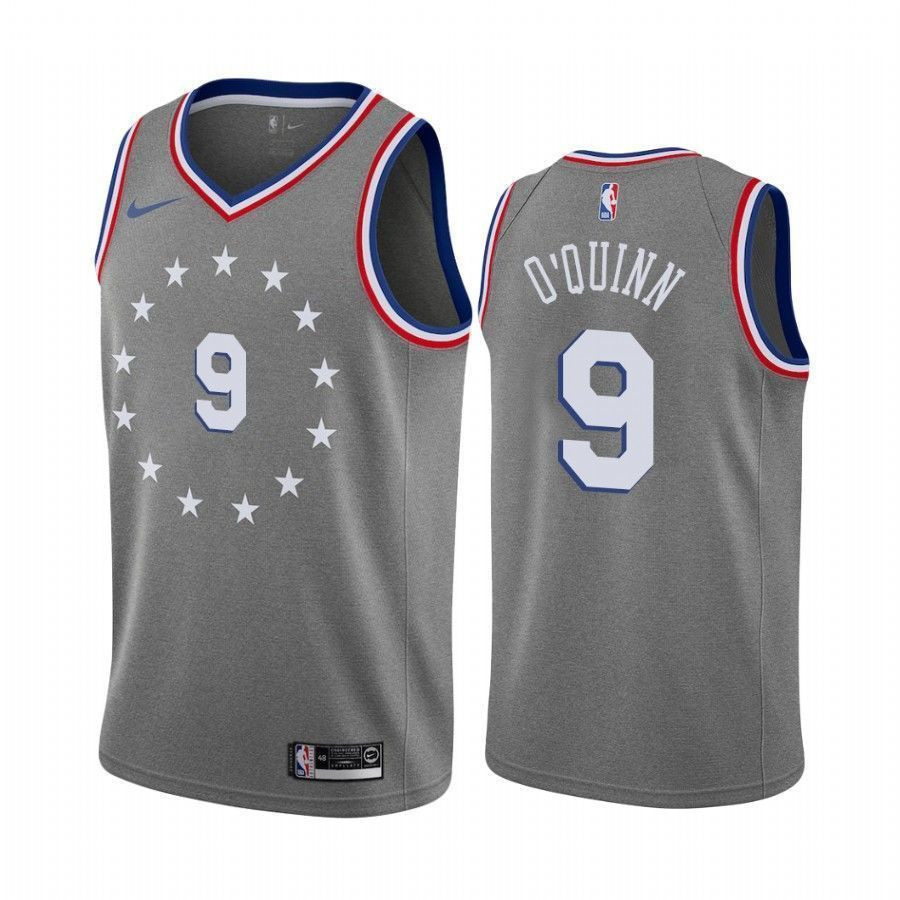 Men's Philadelphia 76ers Kyle O'quinn 9 City Men's Jersey
