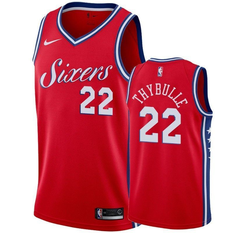 Men's Philadelphia 76ers Matisse Thybulle 22 Statet Jersey