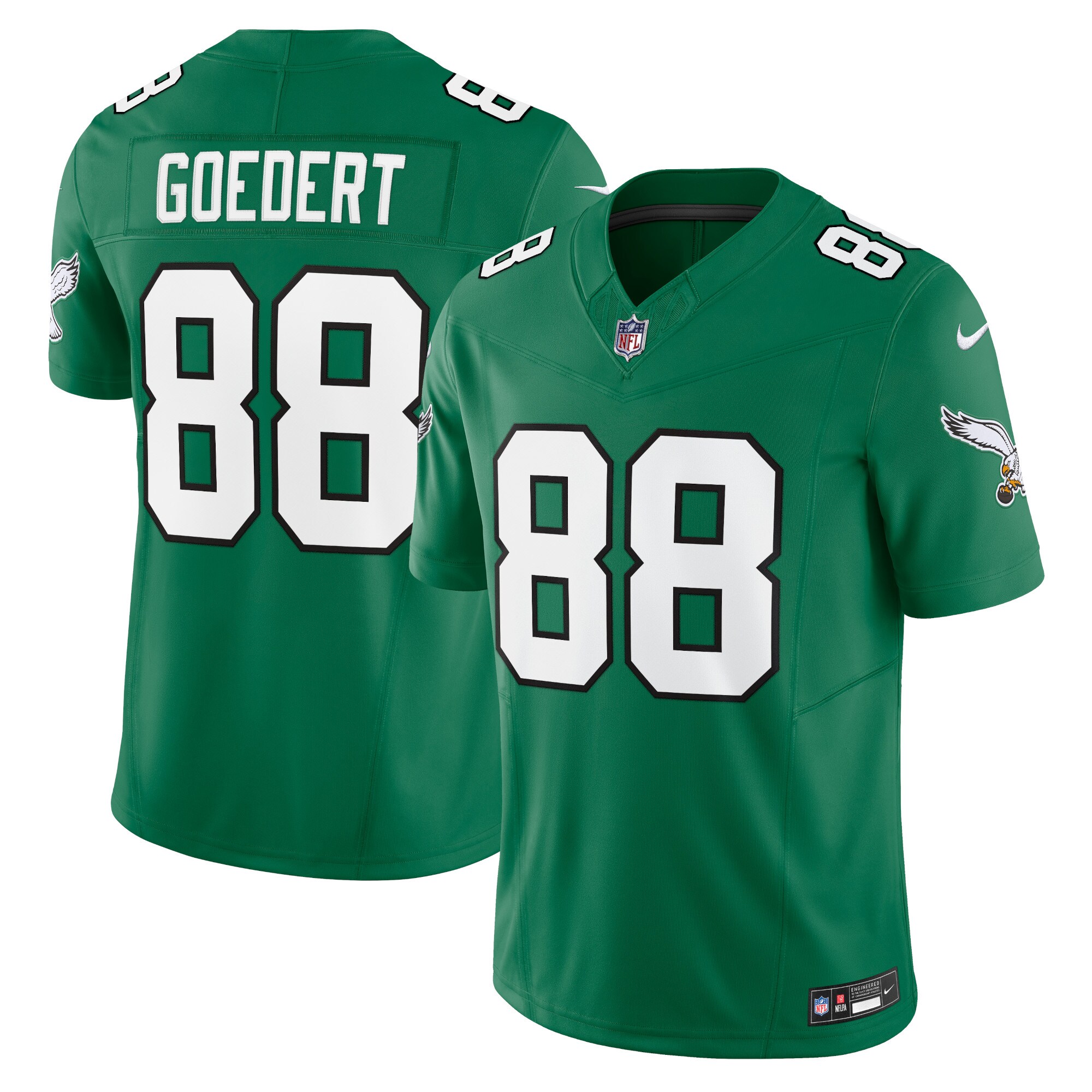Men's Philadelphia Eagles Dallas Goedert Kelly Green Vapor F.u.s.e. Limited Jersey Js9810