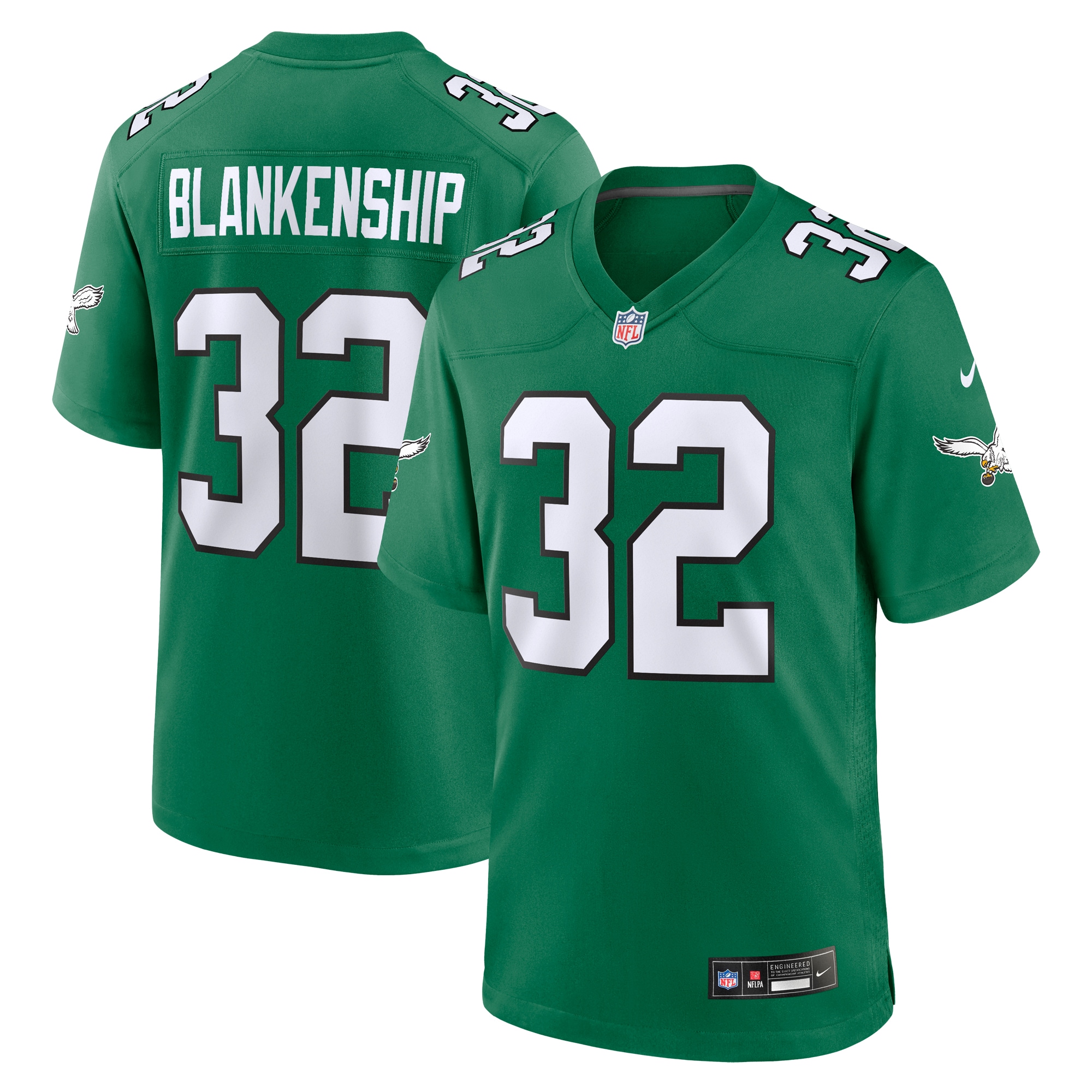 Men's Philadelphia Eagles Reed Blankenship Kelly Green Alternate Game Jersey Js1377