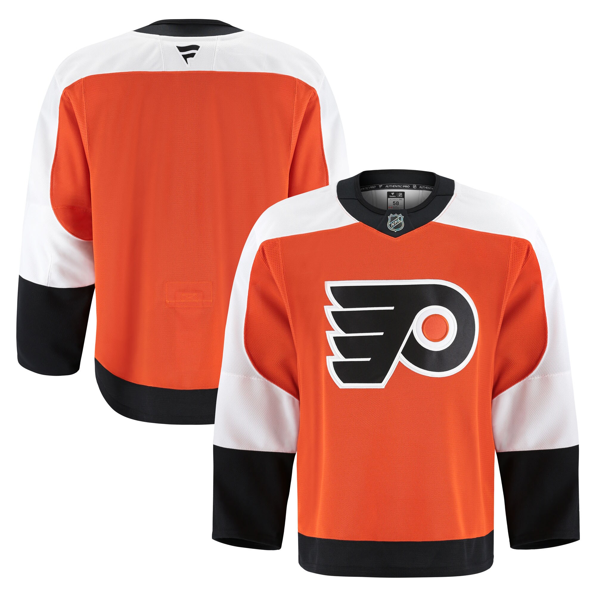 Men's Philadelphia Flyers Orange Home Pro Jersey