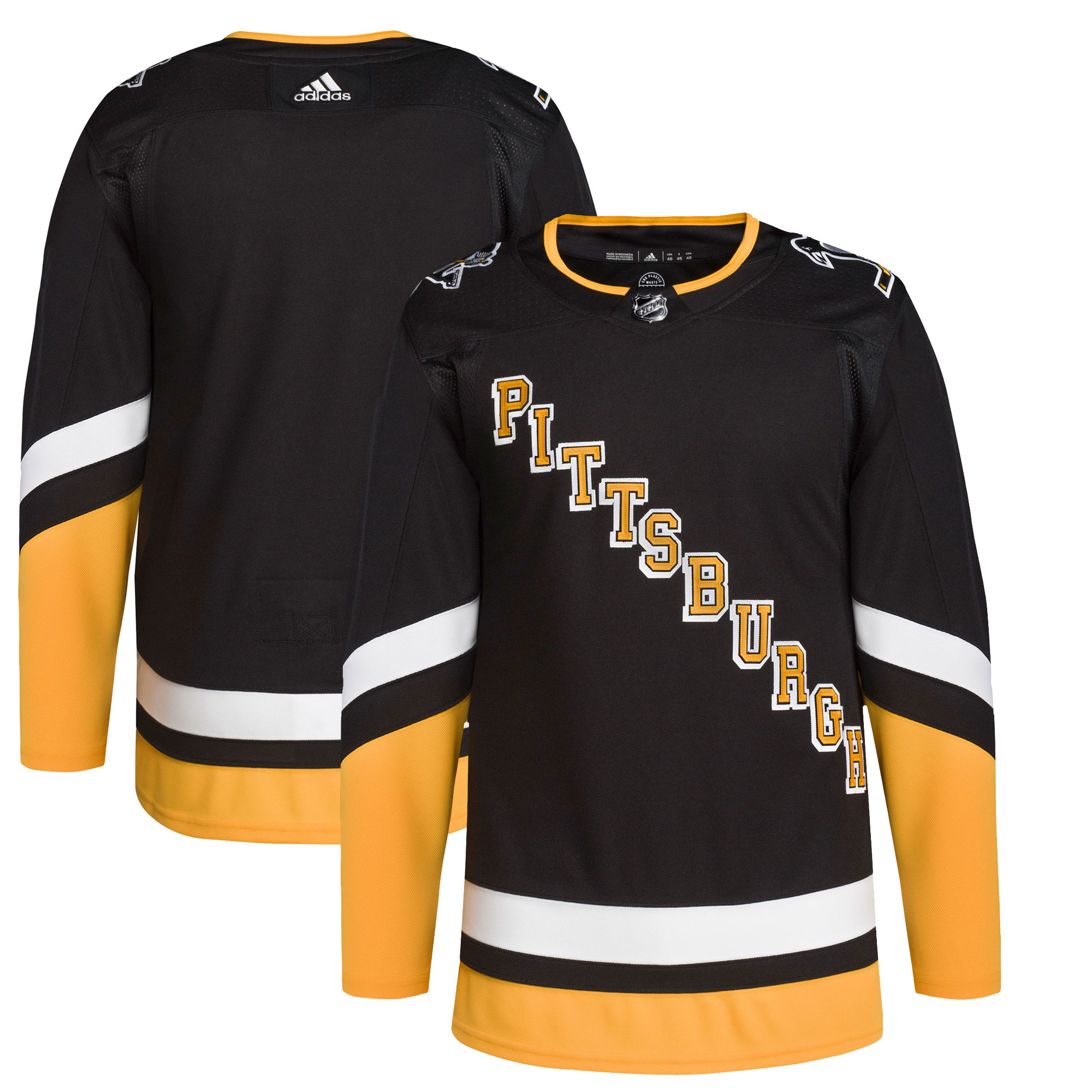 Men's Pittsburgh Penguins Black 2021/22 Alternate Primegreen Jersey